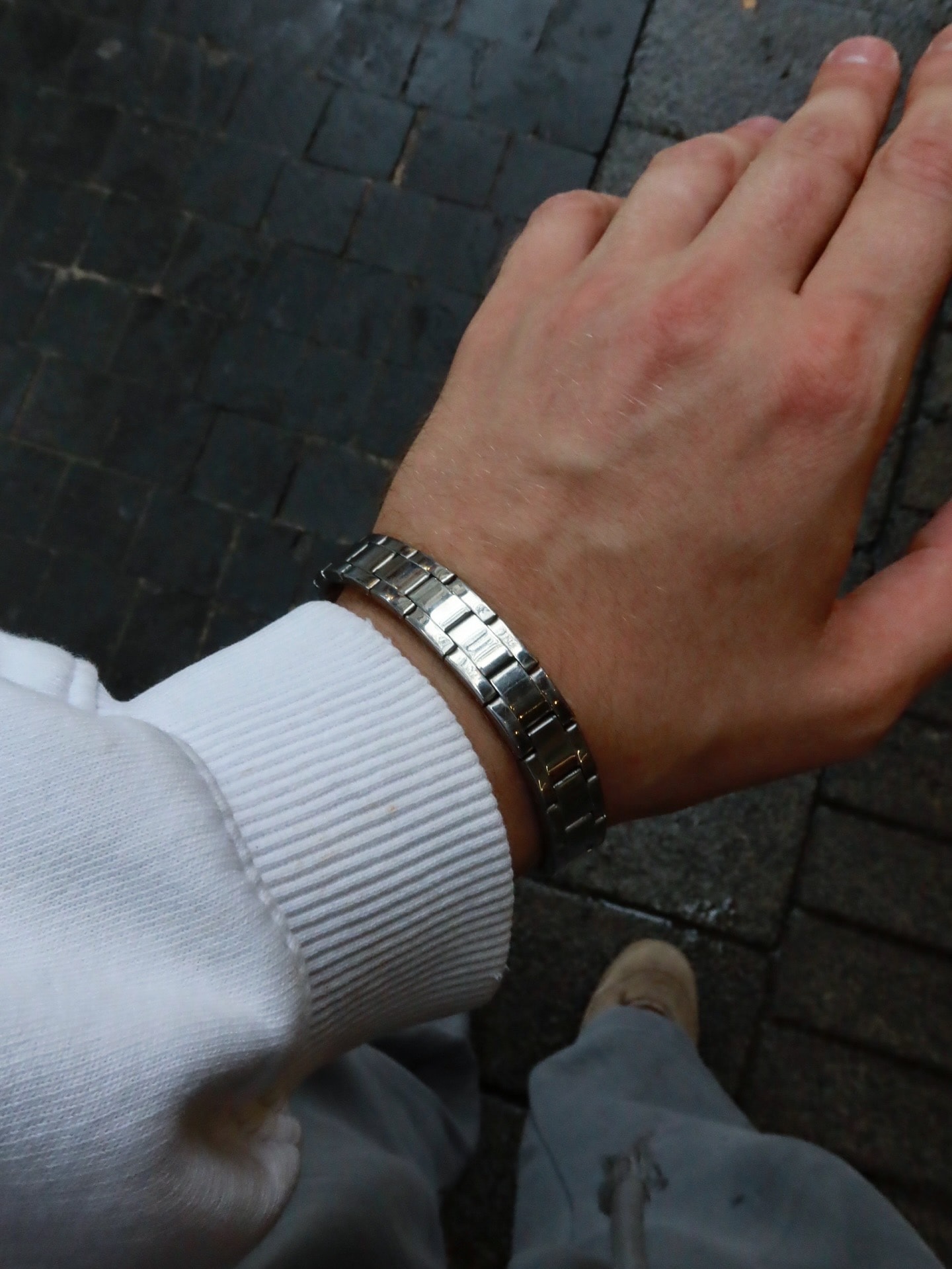Steel Wave Bracelet