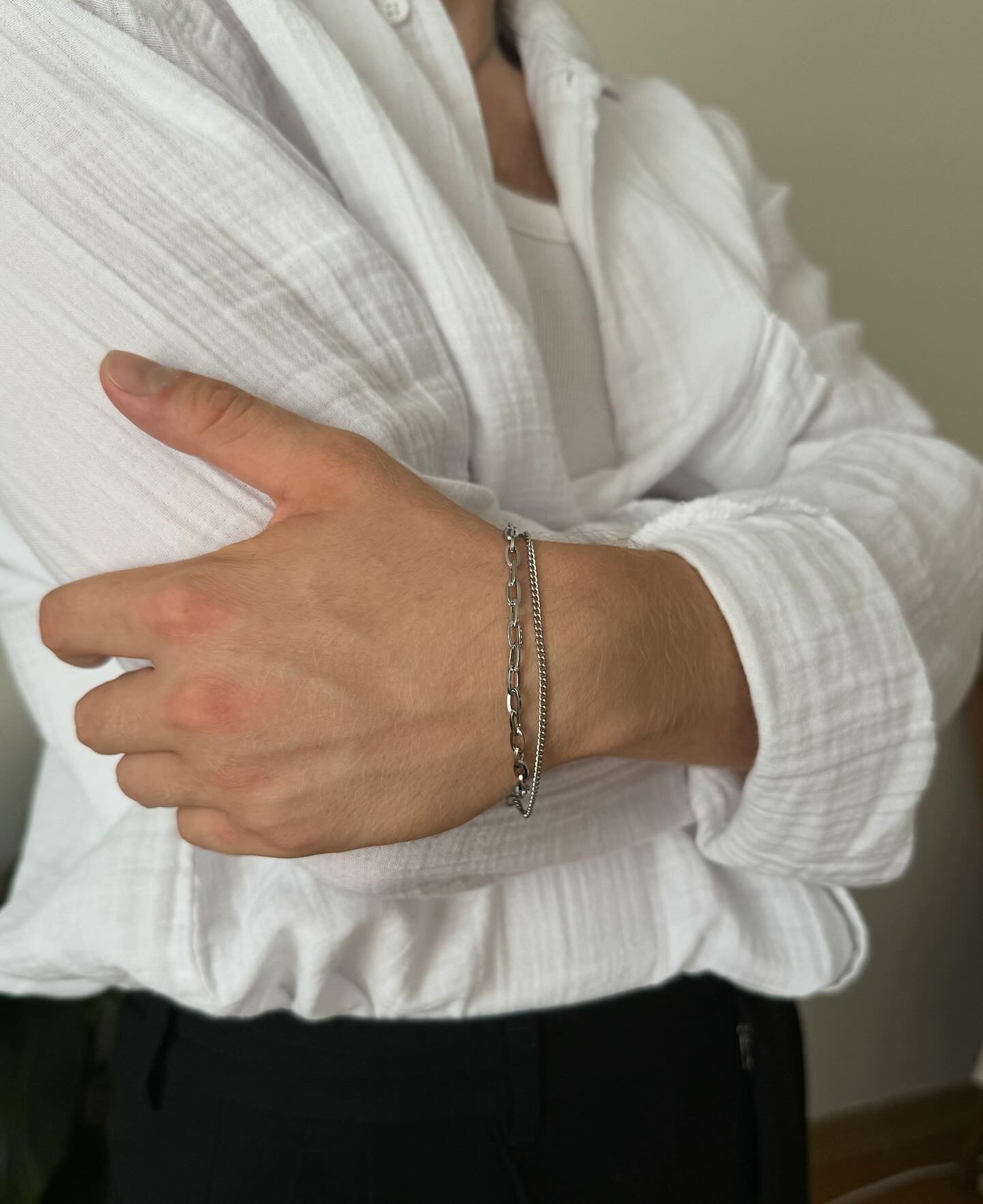V.R Silver Bracelet