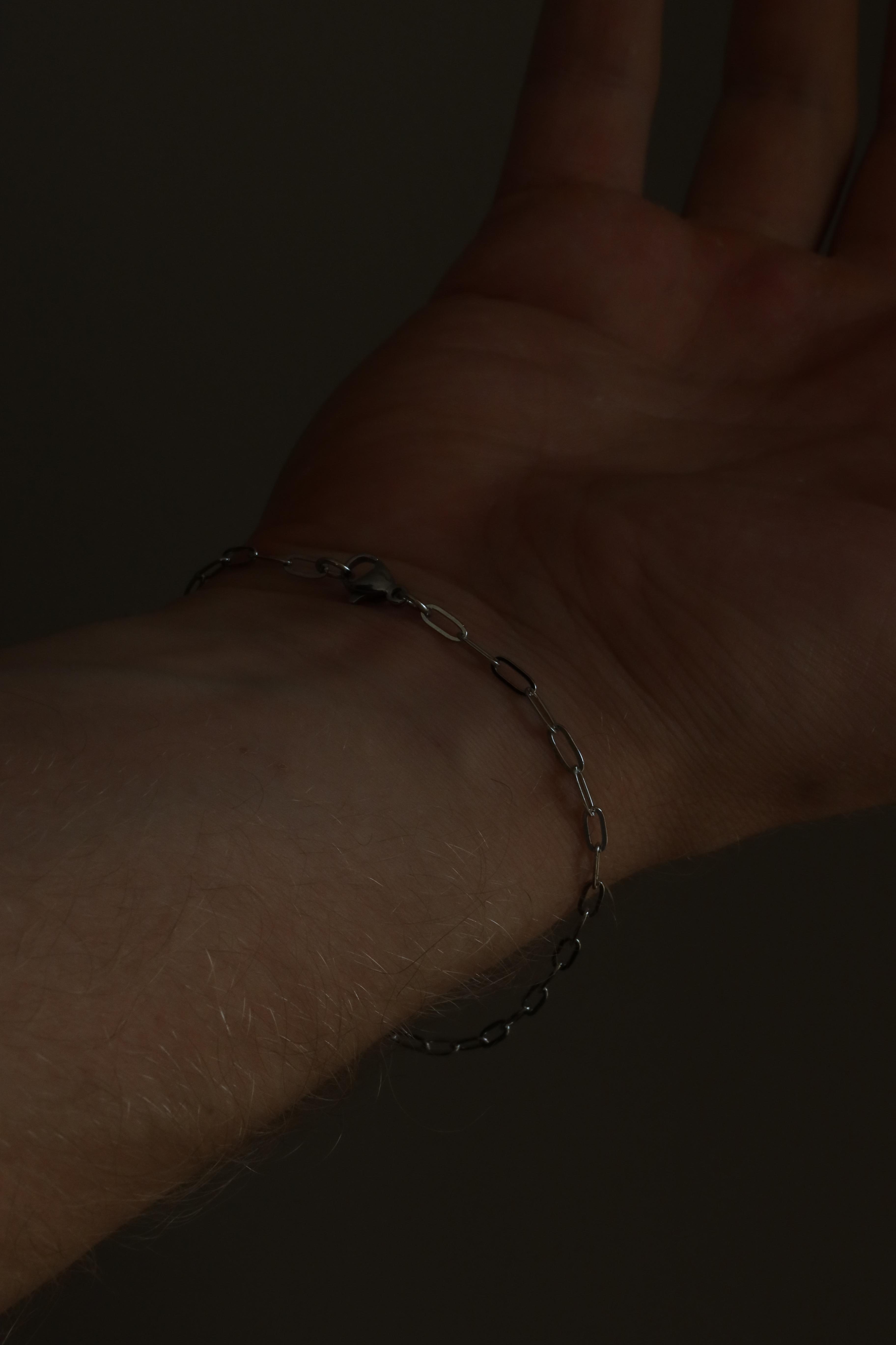 Silver Thin.1 Bracelet