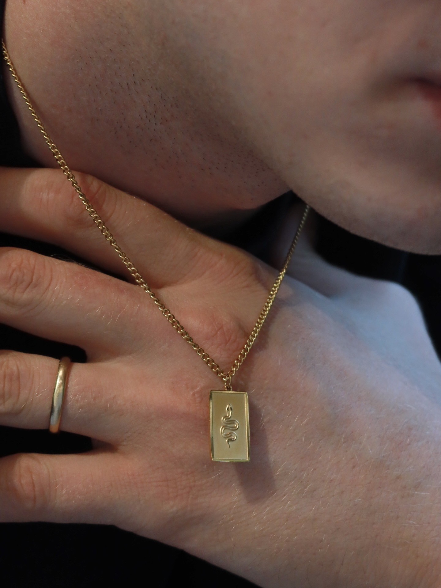 Gold Venom Plate Necklace