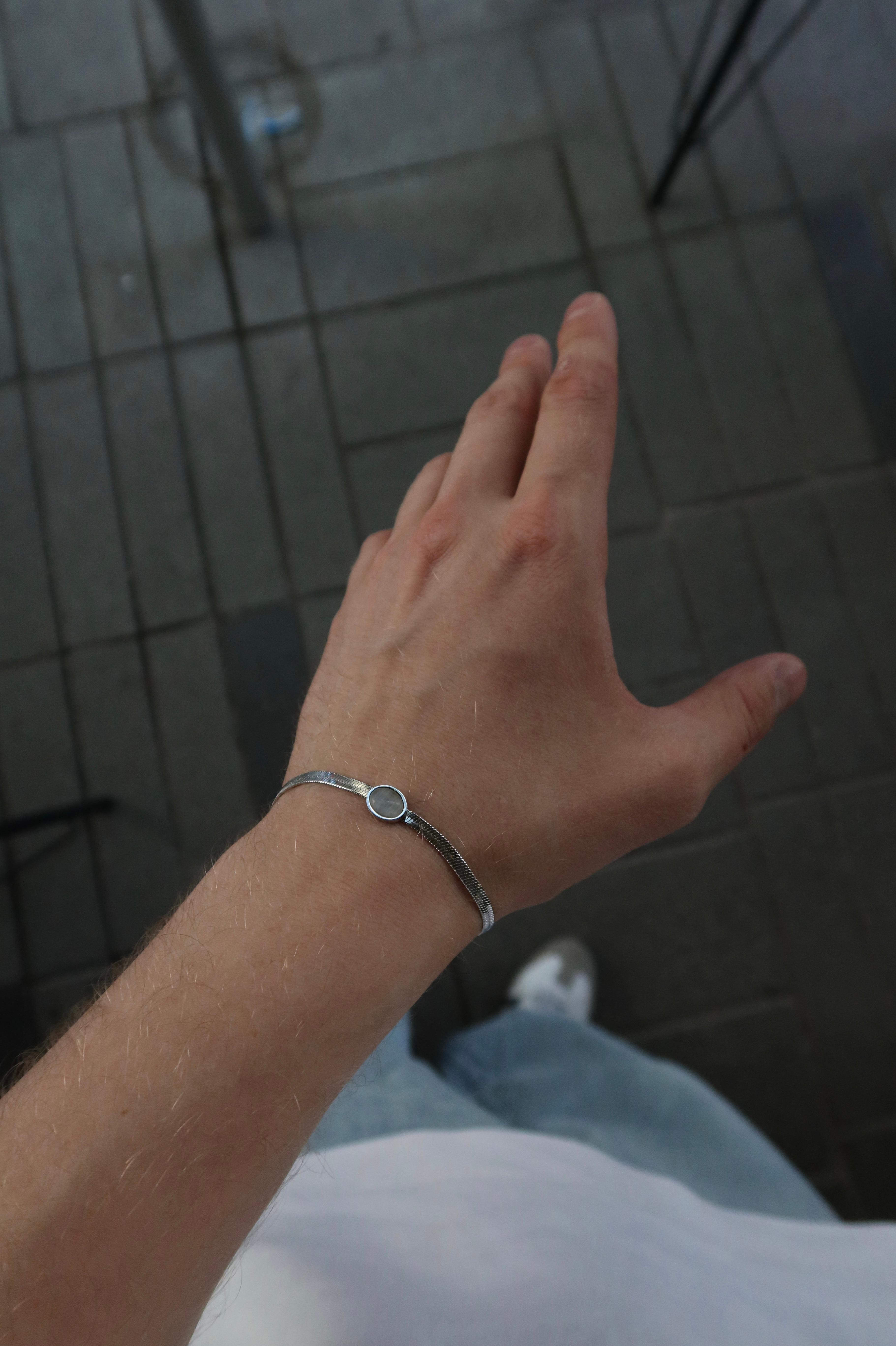 Grey Stone Vintage Bracelet