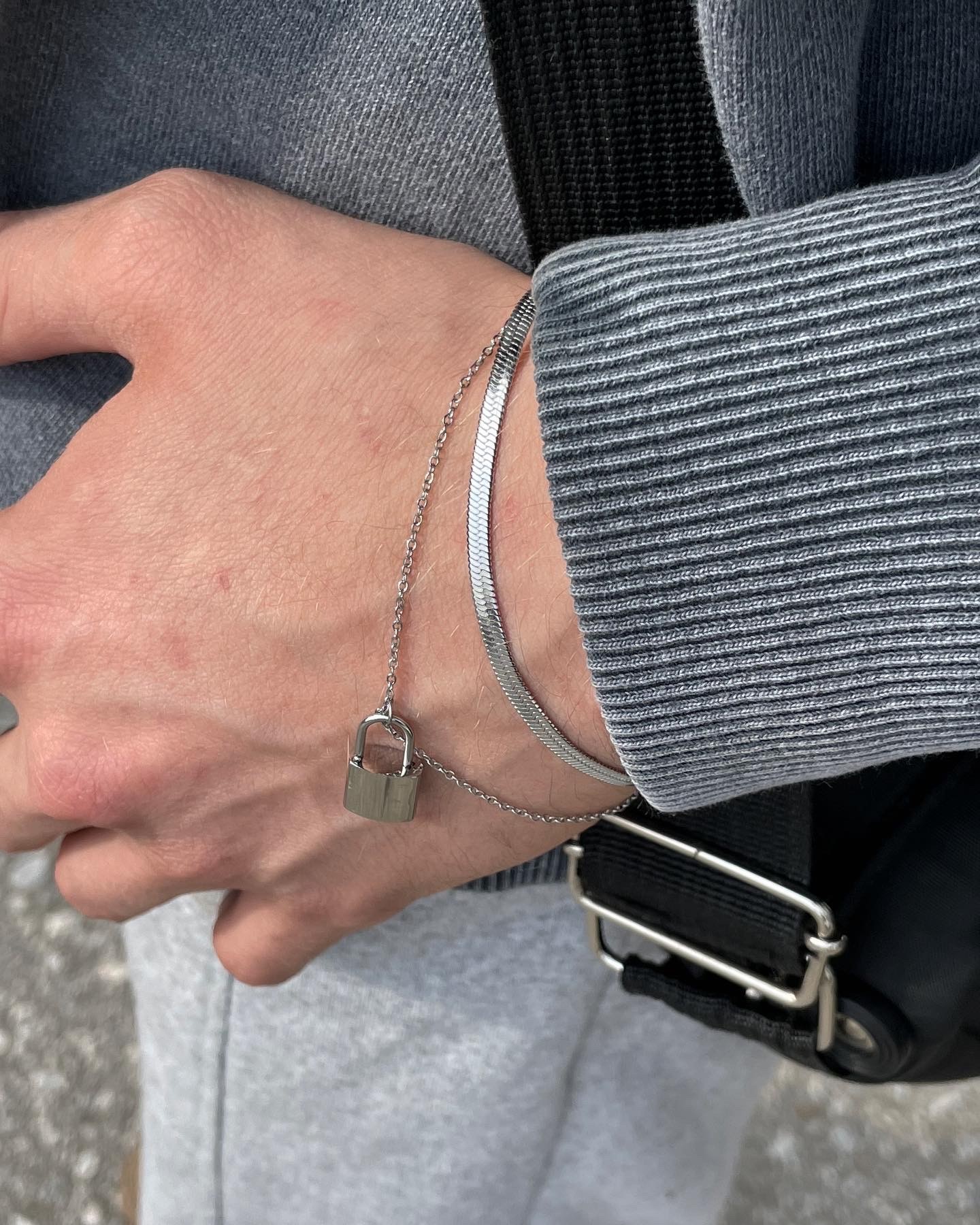 Steel Lock Bracelet