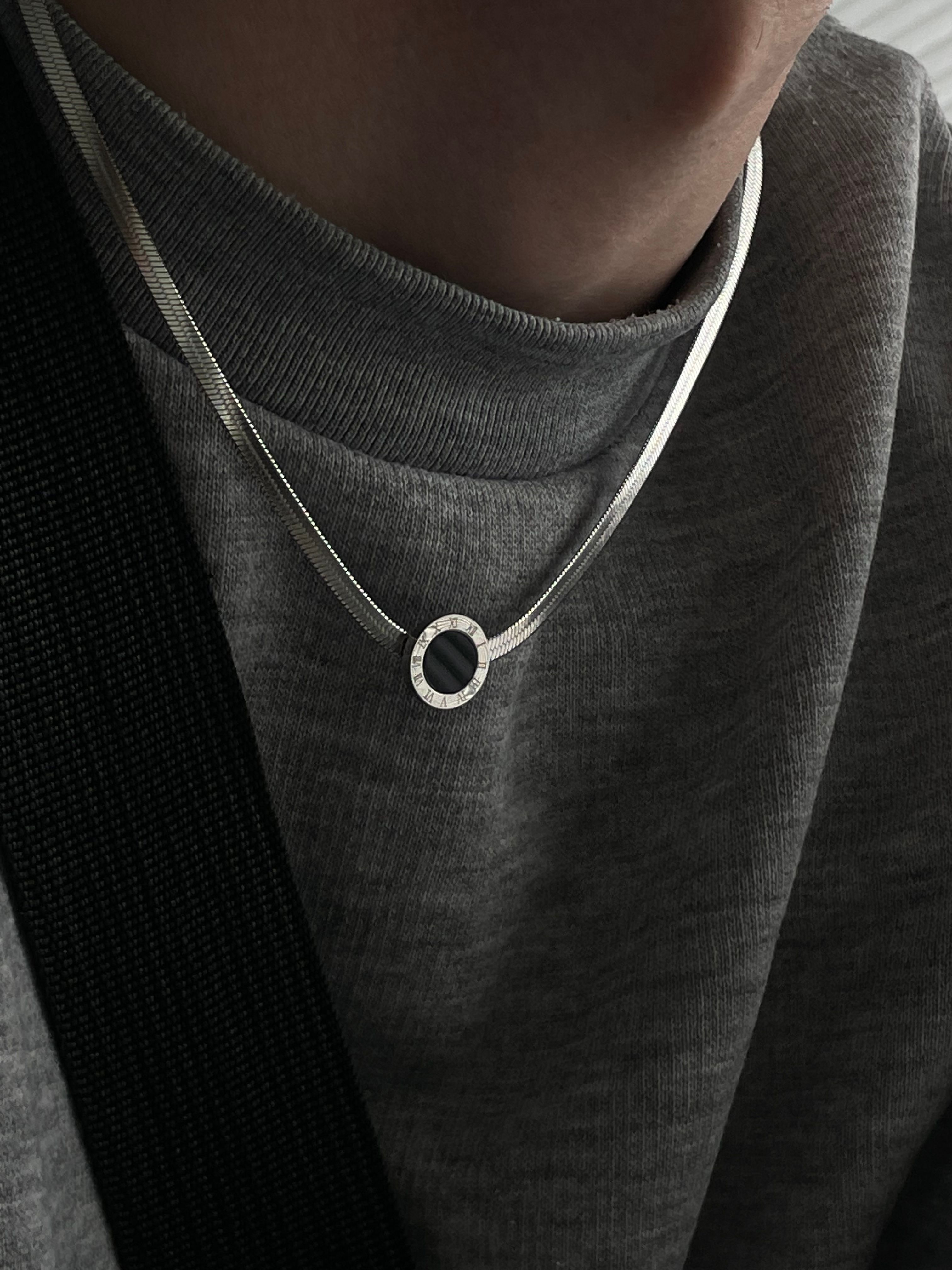 Mirror Chain Black Stone