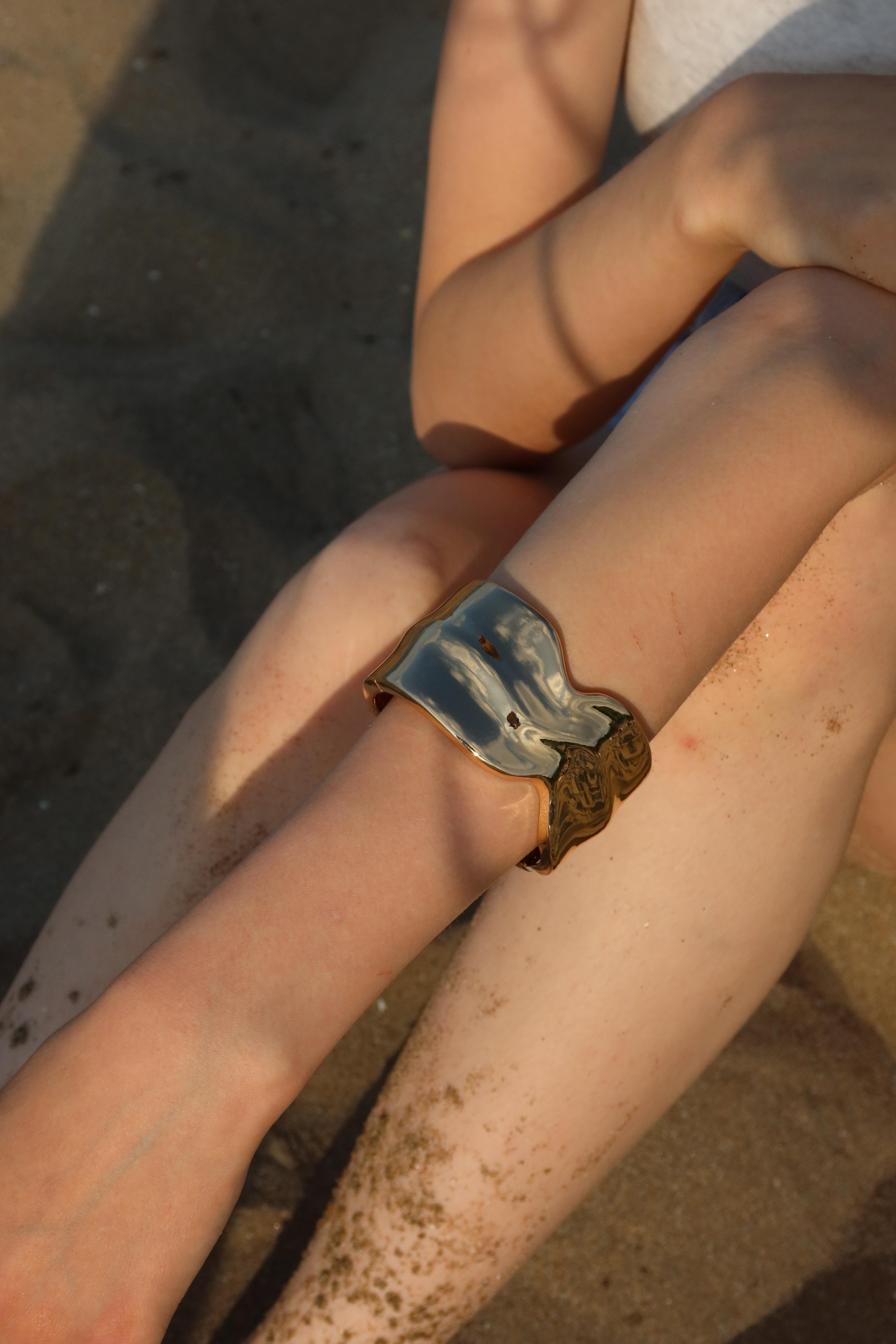 Gold Mirror Handcuff