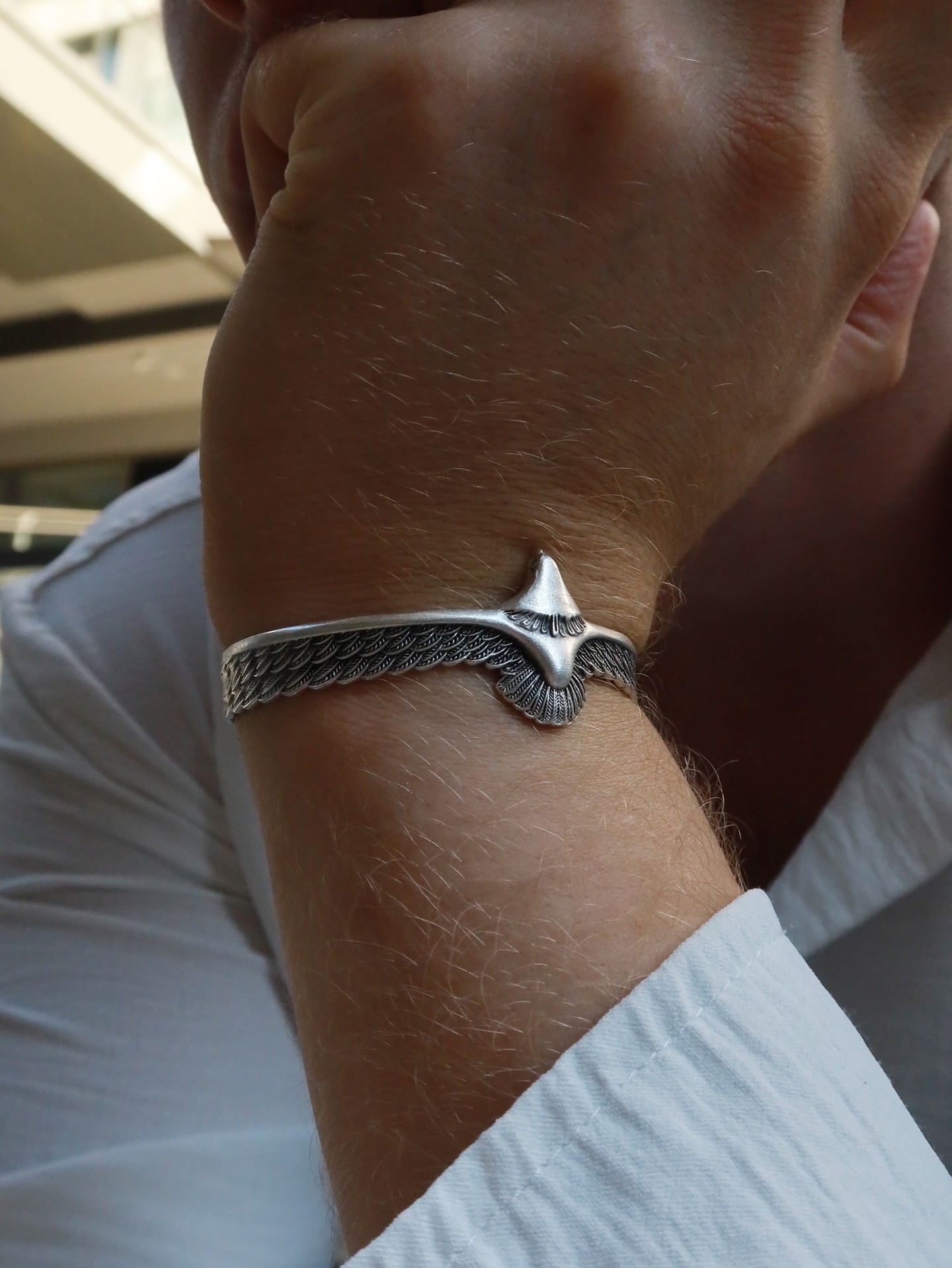 Silver Eagle Bracelet