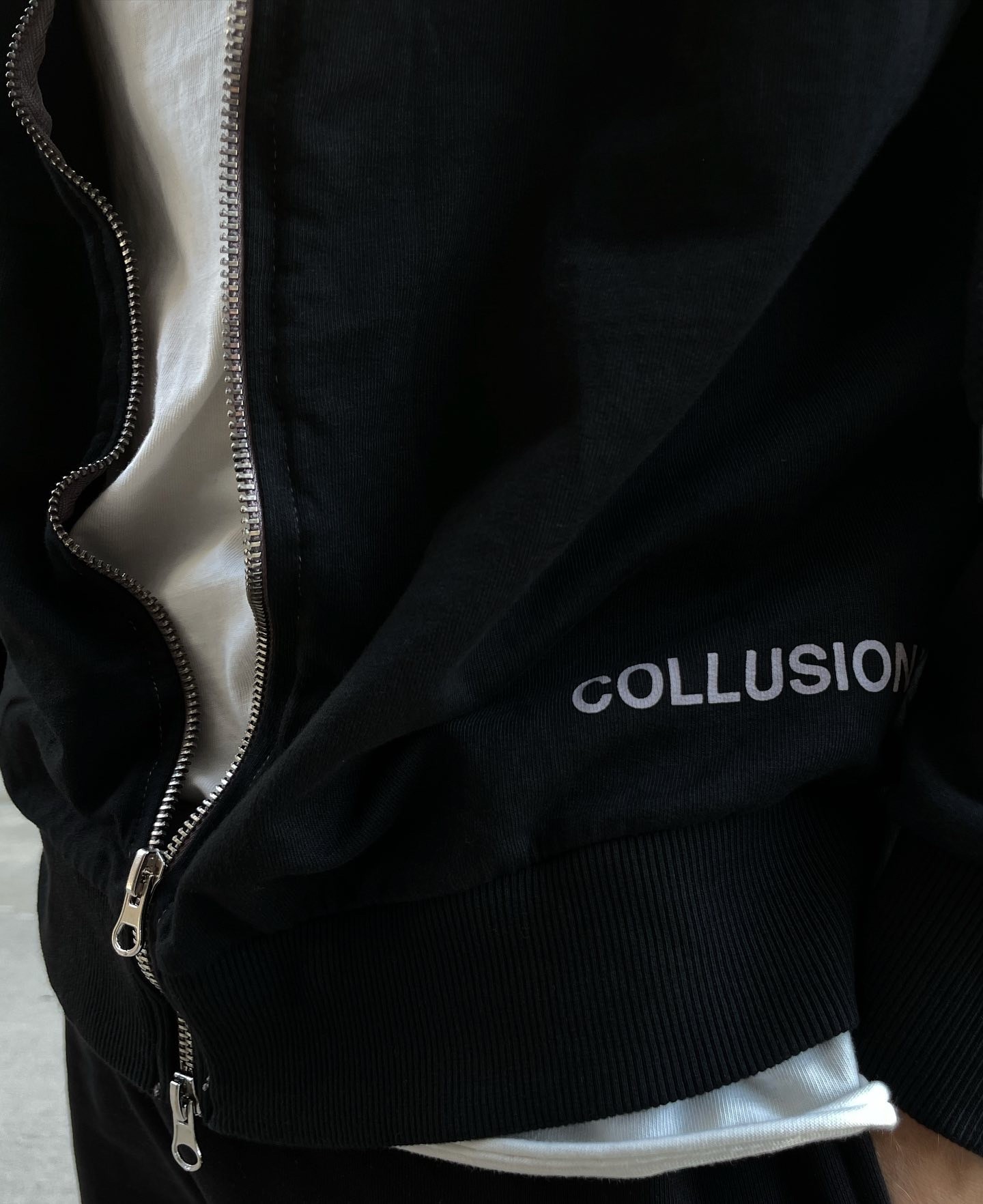 Collusion Oversize Zip Hoodie