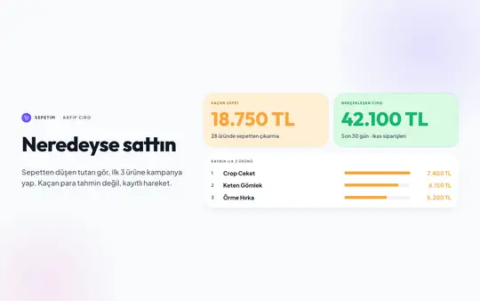Sepetim | Detaylı Sepet ve Ürün İzleme ekran görüntüsü 3