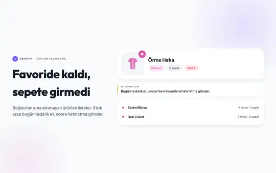 Sepetim | Detaylı Sepet ve Ürün İzleme ekran görüntüsü 6