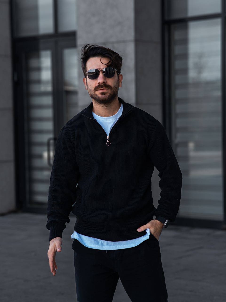 Selanik Fermuarlı Triko