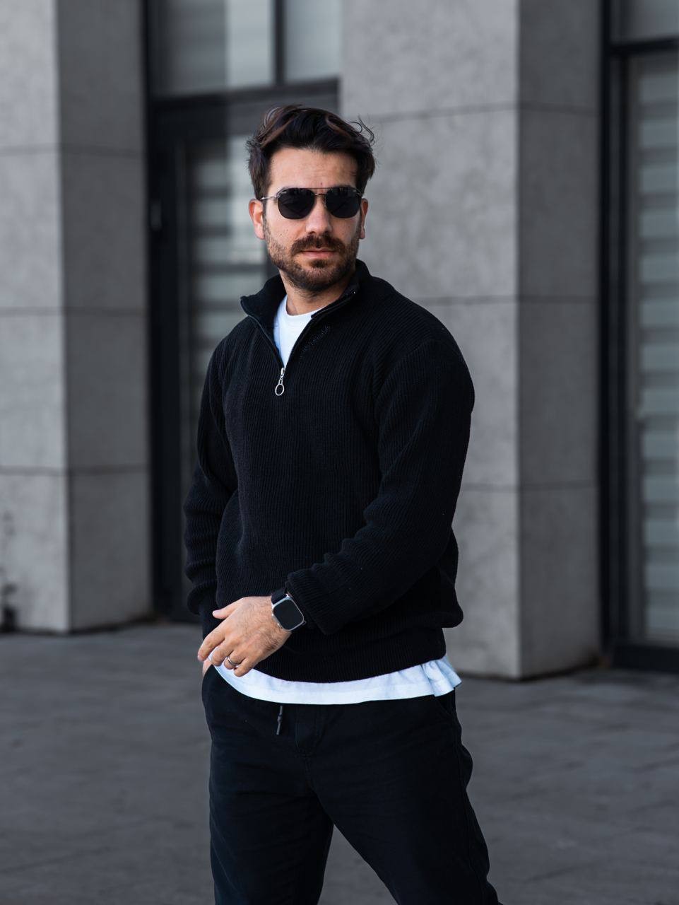 Selanik Fermuarlı Triko