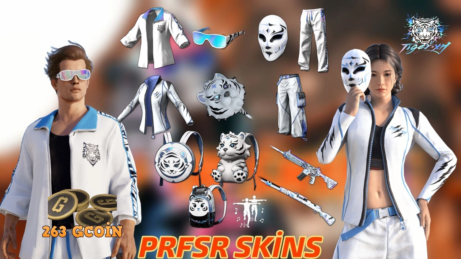 STEAM PUBG XİNGHUN'S AWE OF TİGERS MEGA BUNDLE