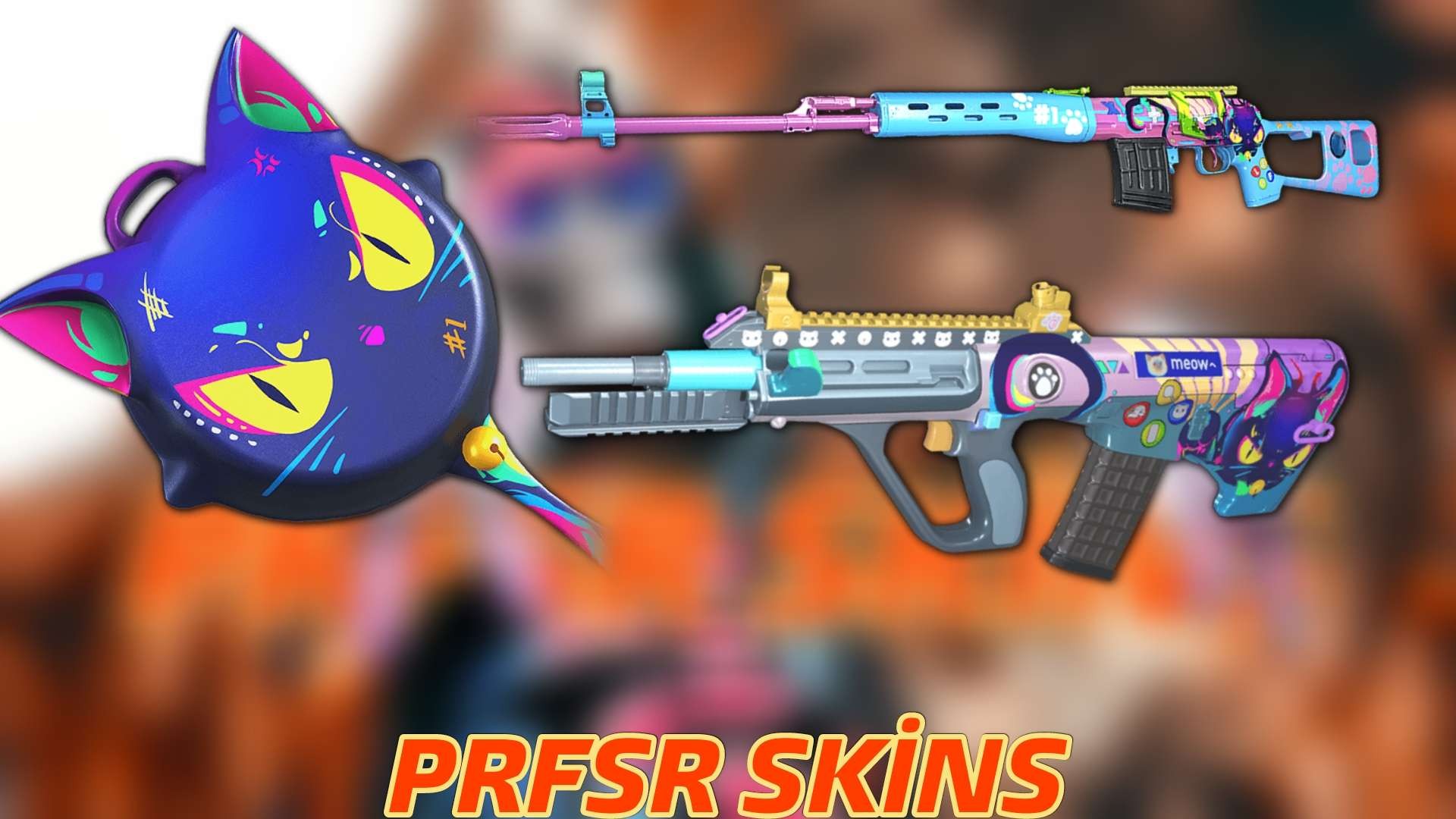 STEAM PUBG AİXLEFT'S GAMİNG CAT WEAPON SET