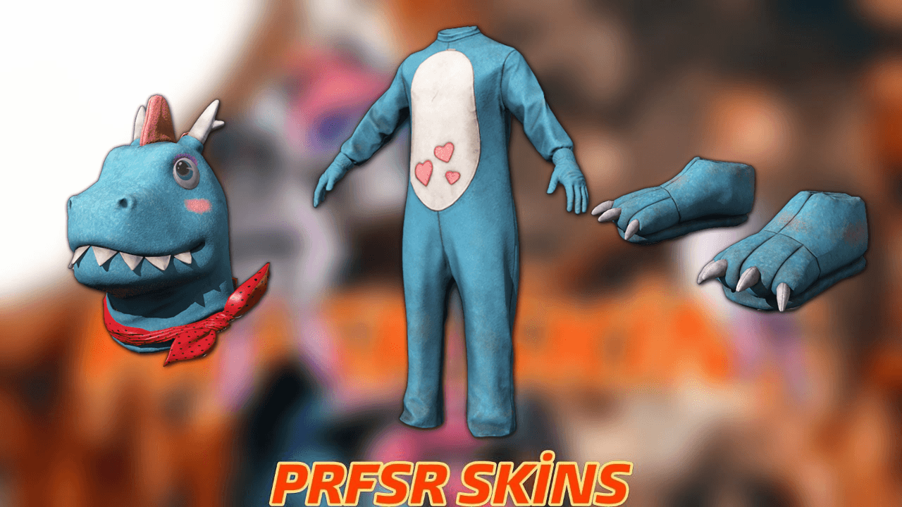 STEAM PUBG DİNOLAND MASCOT SET