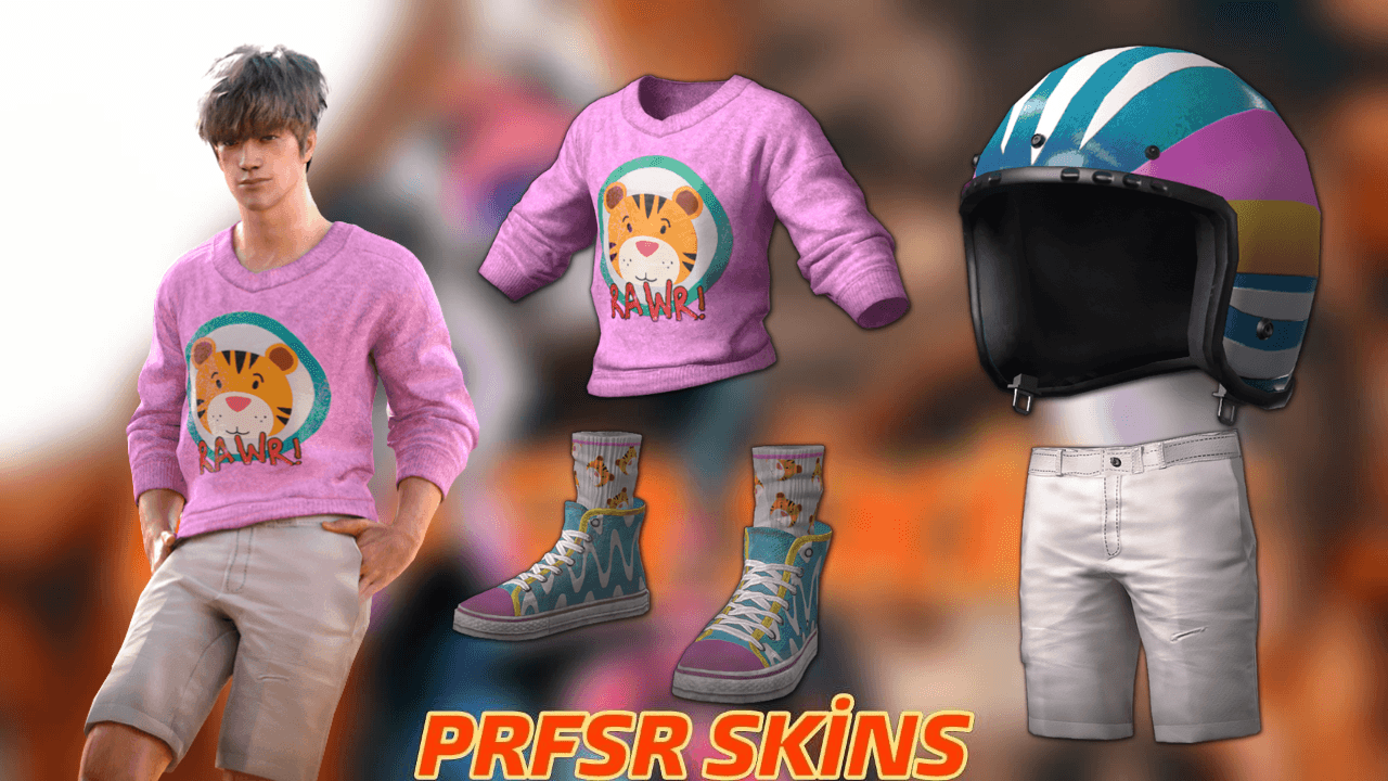 STEAM PUBG SUPER SCARY TIGER SET