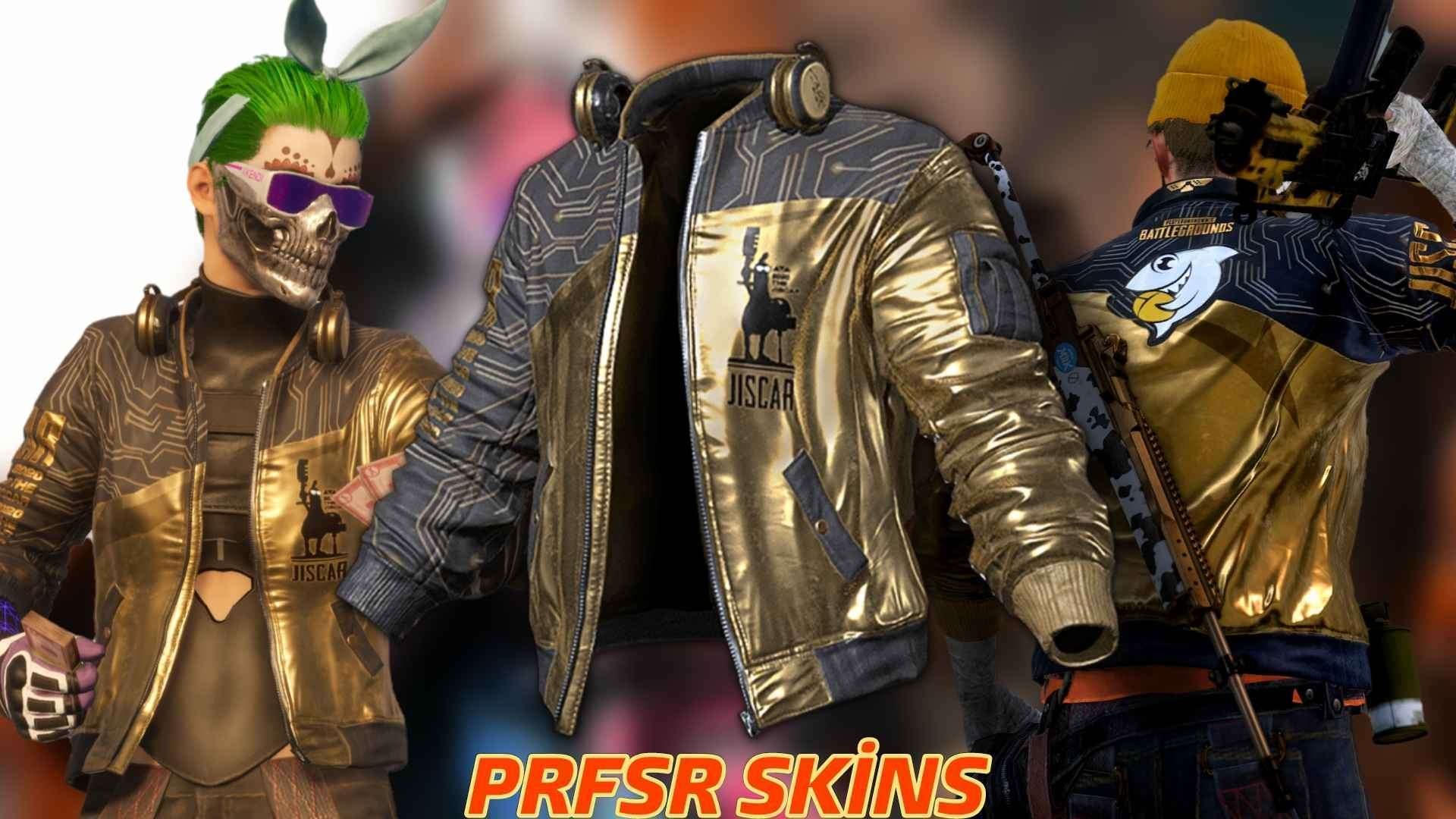 STEAM PUBG GOLD DOUYU BİKER JACKET