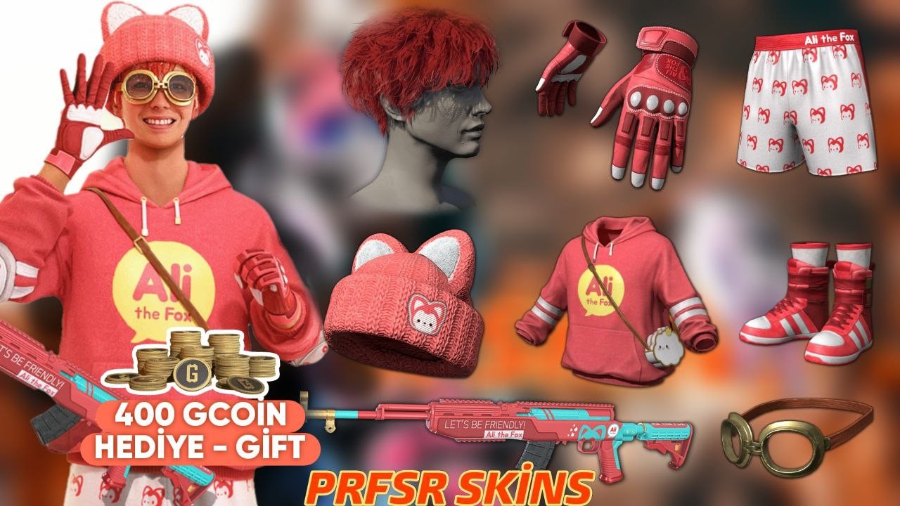 STEAM PUBG ALİ THE FOX SET
