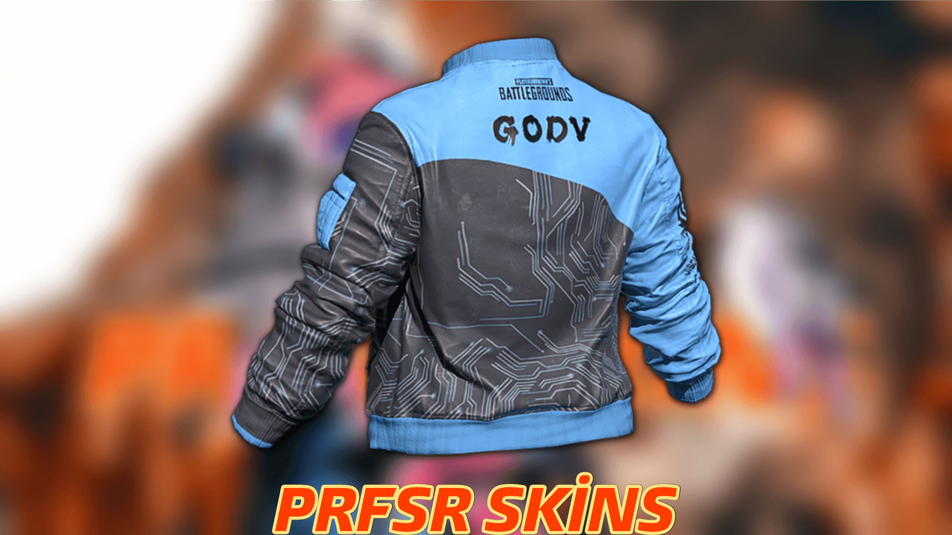 STEAM PUBG GODV BİKER JACKET