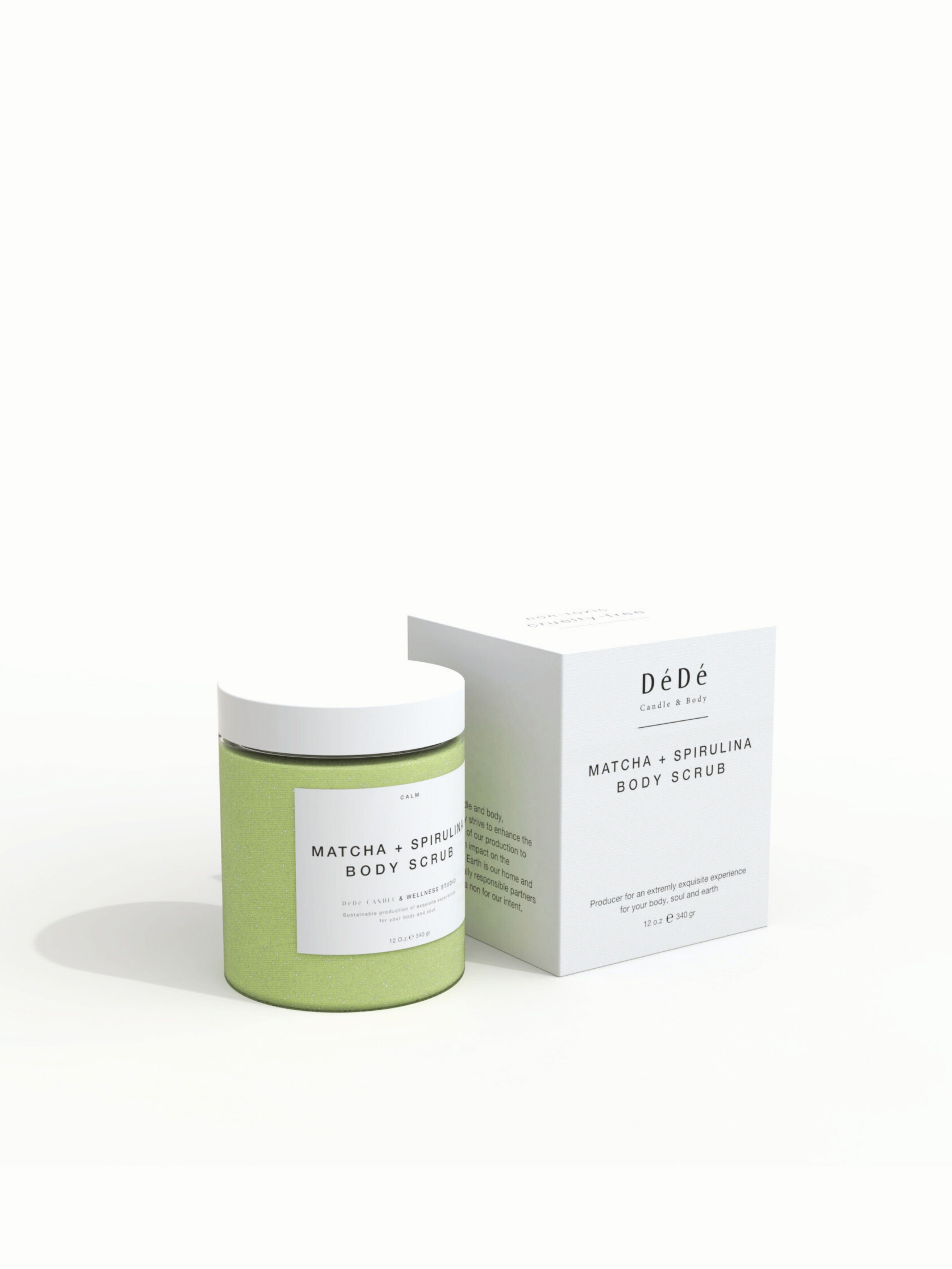 Matcha Spirulina - Vücut Ovması Jel Peeling | Body Scrub 