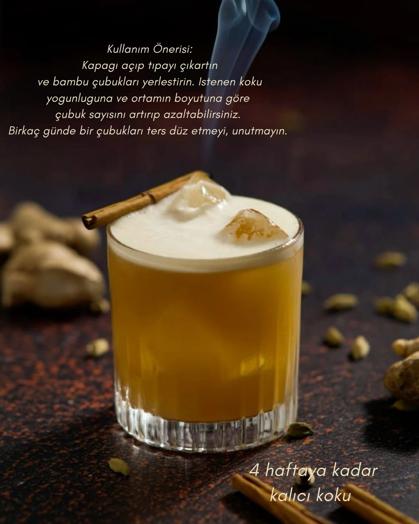 Whiskey Sour Çubuklu Oda Kokusu | Reed Diffuser