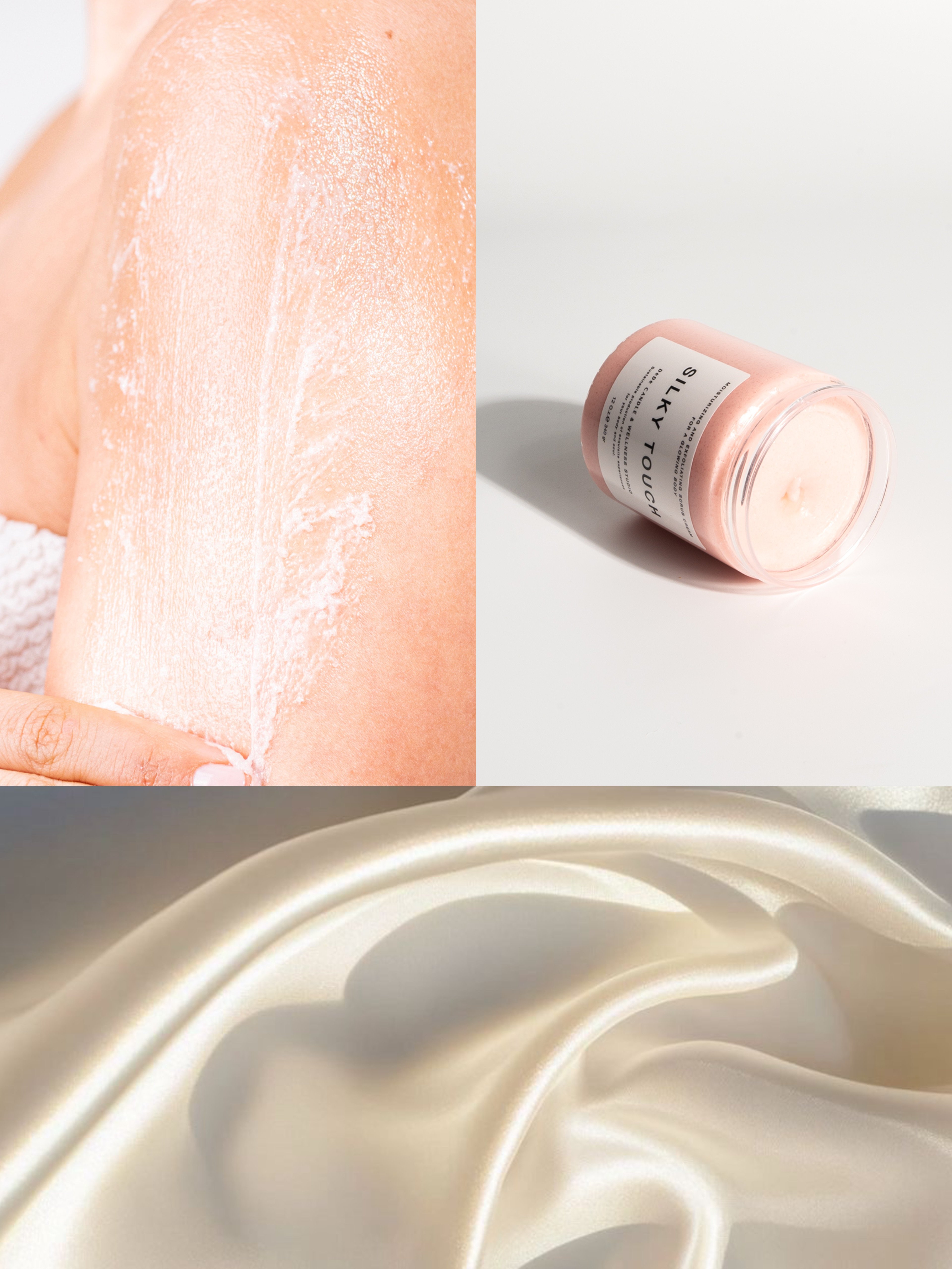 Silky Touch - Yumuşatıcı, Nemlendirici Krem Peeling Vücut Ovması | Exfoliating & Moisturizing Scrub Cream