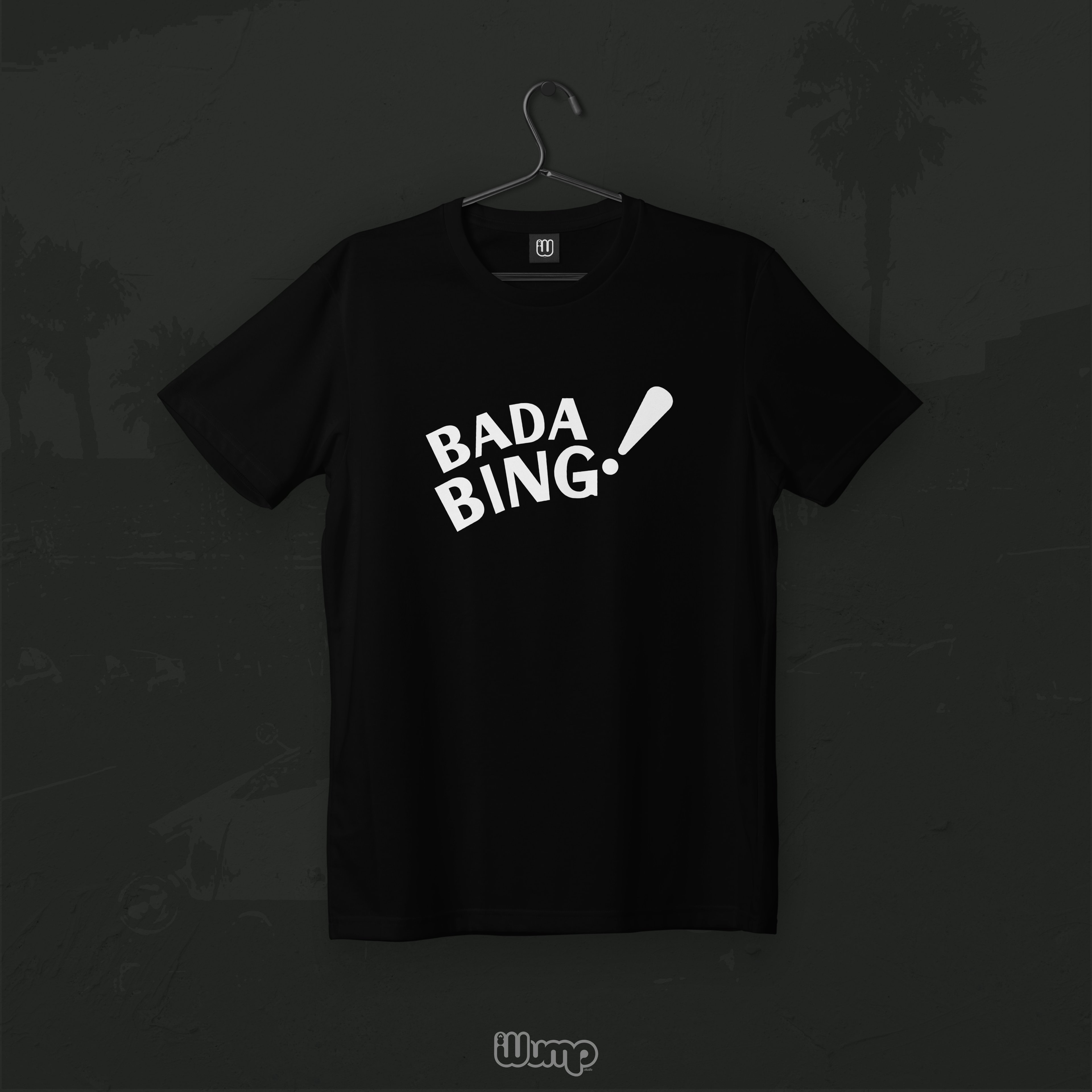 BADA BING THE SOPRANOS OVERSIZE T-SHIRT