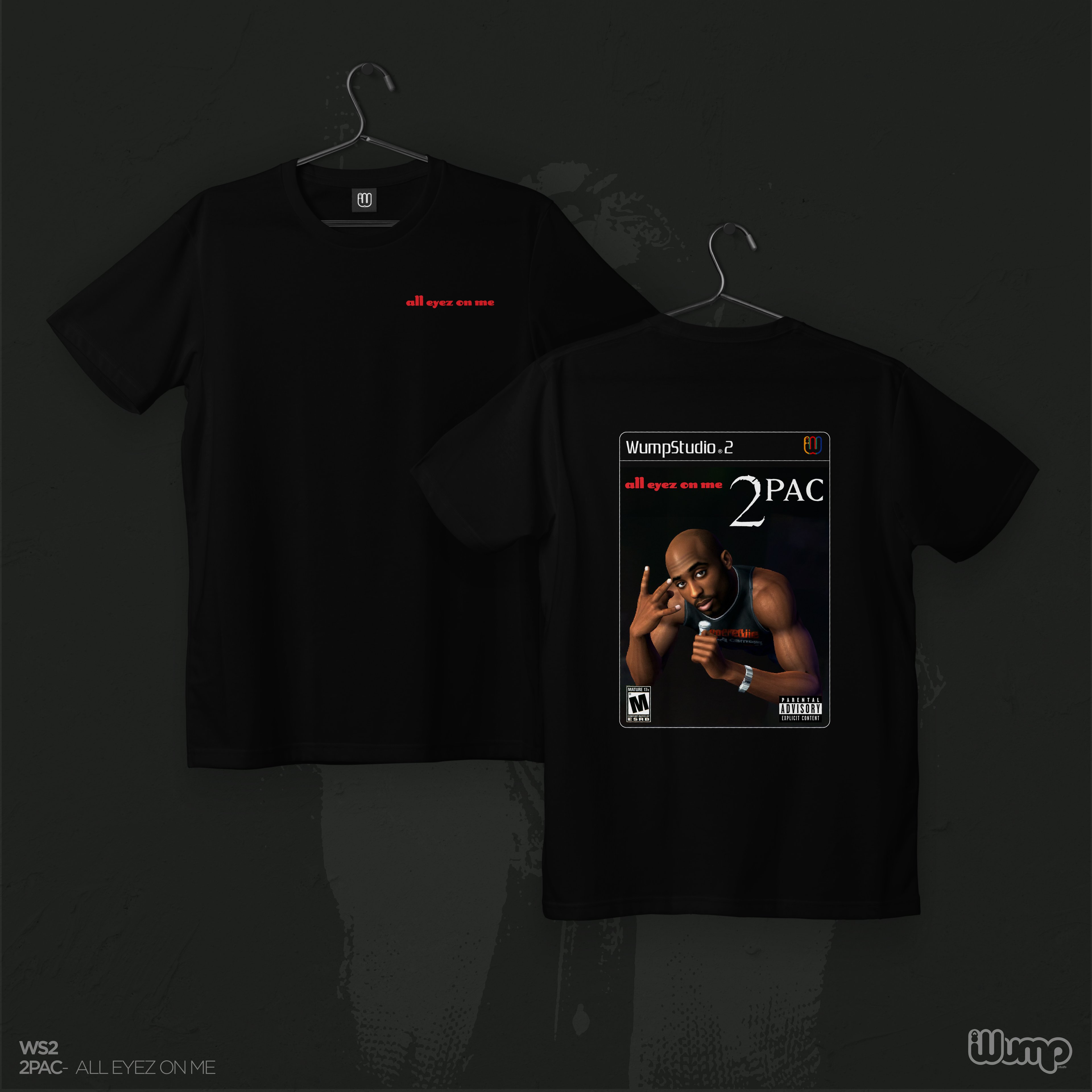 2PAC ALL EYEZ ON ME WS2 OVERSIZE T-SHIRT