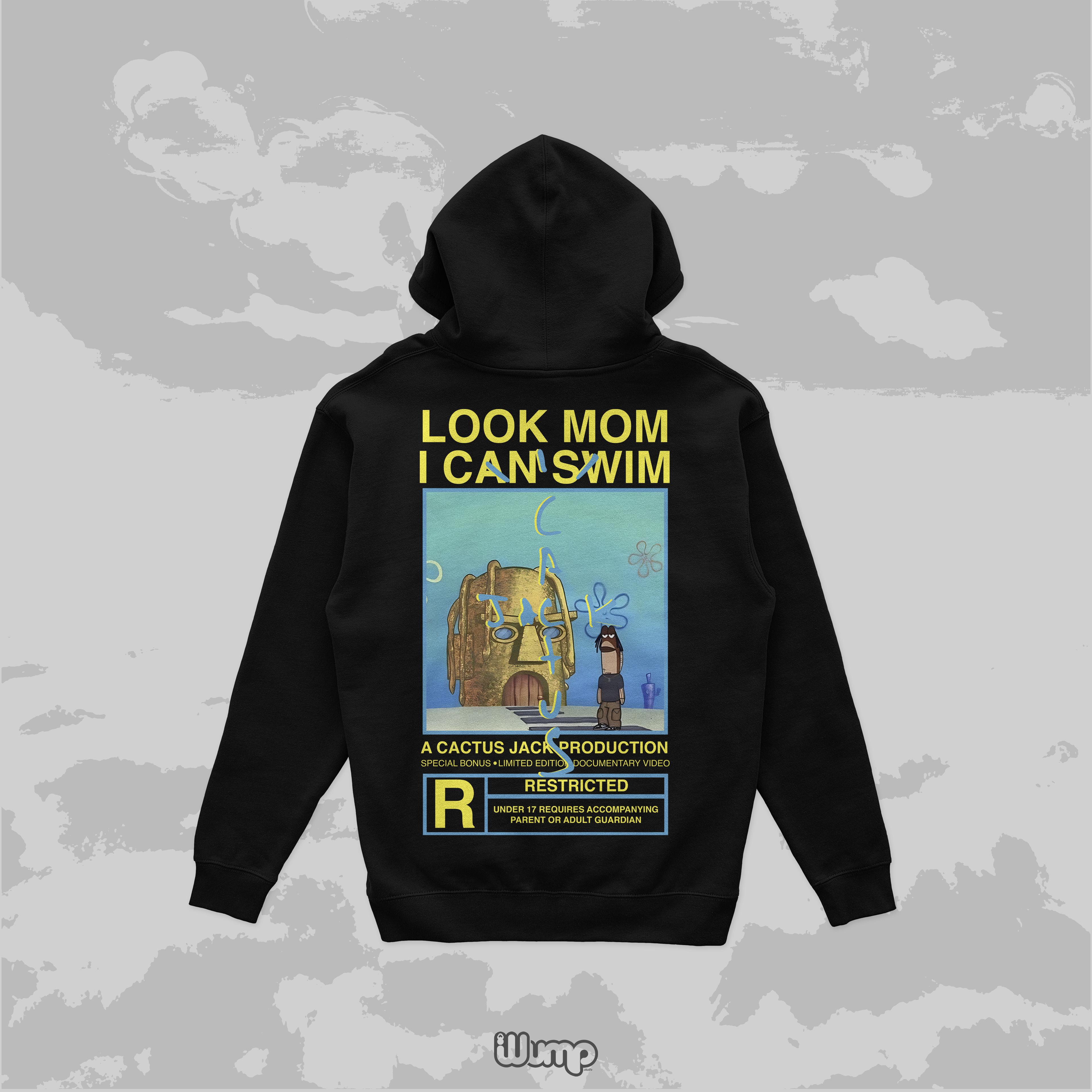 TRAVIS SCOTT LOOK MOM I CAN SWIM OVERSIZE HOODIE