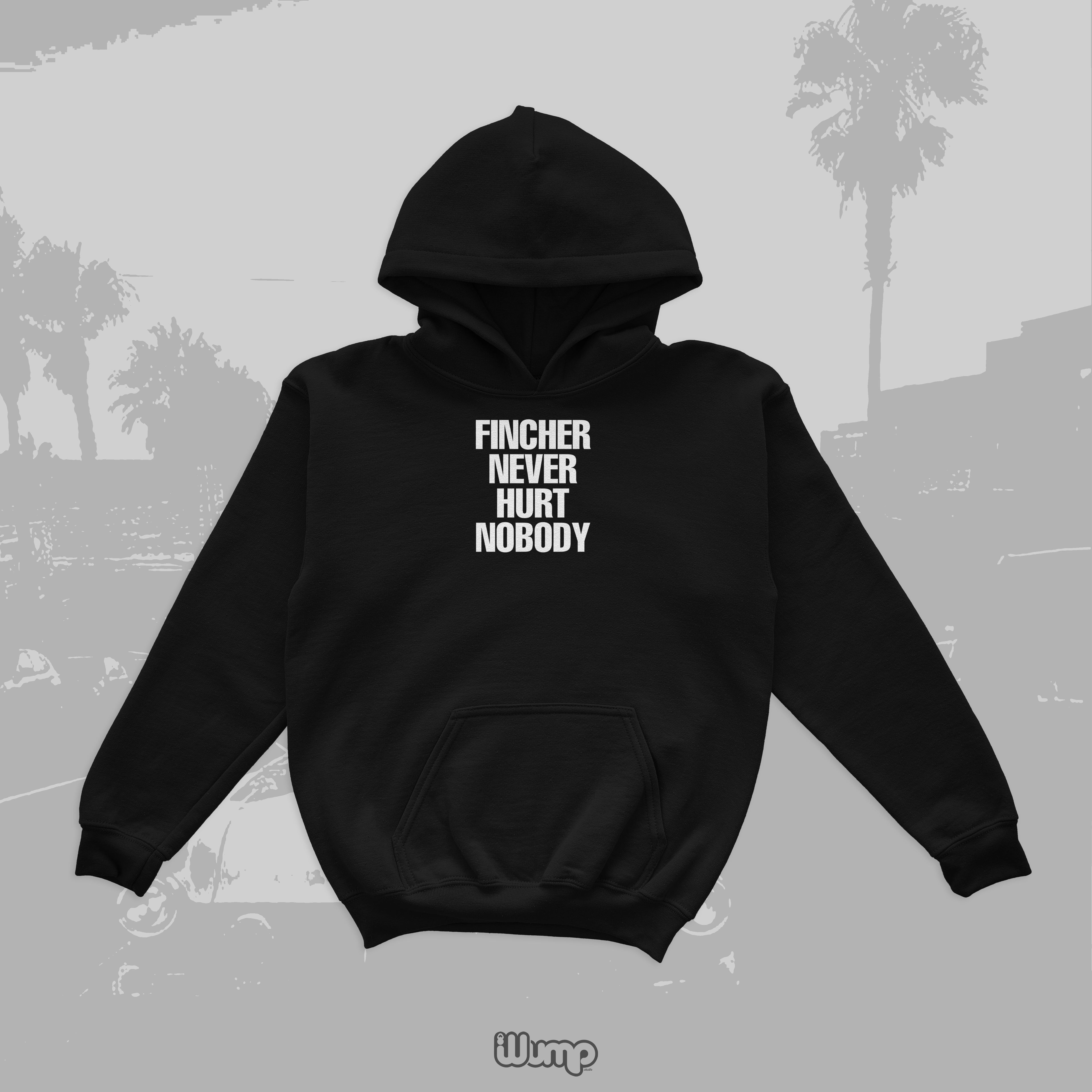 FINCHER NEVER HURT NOBODY DAVID FINCHER OVERSIZE HOODIE