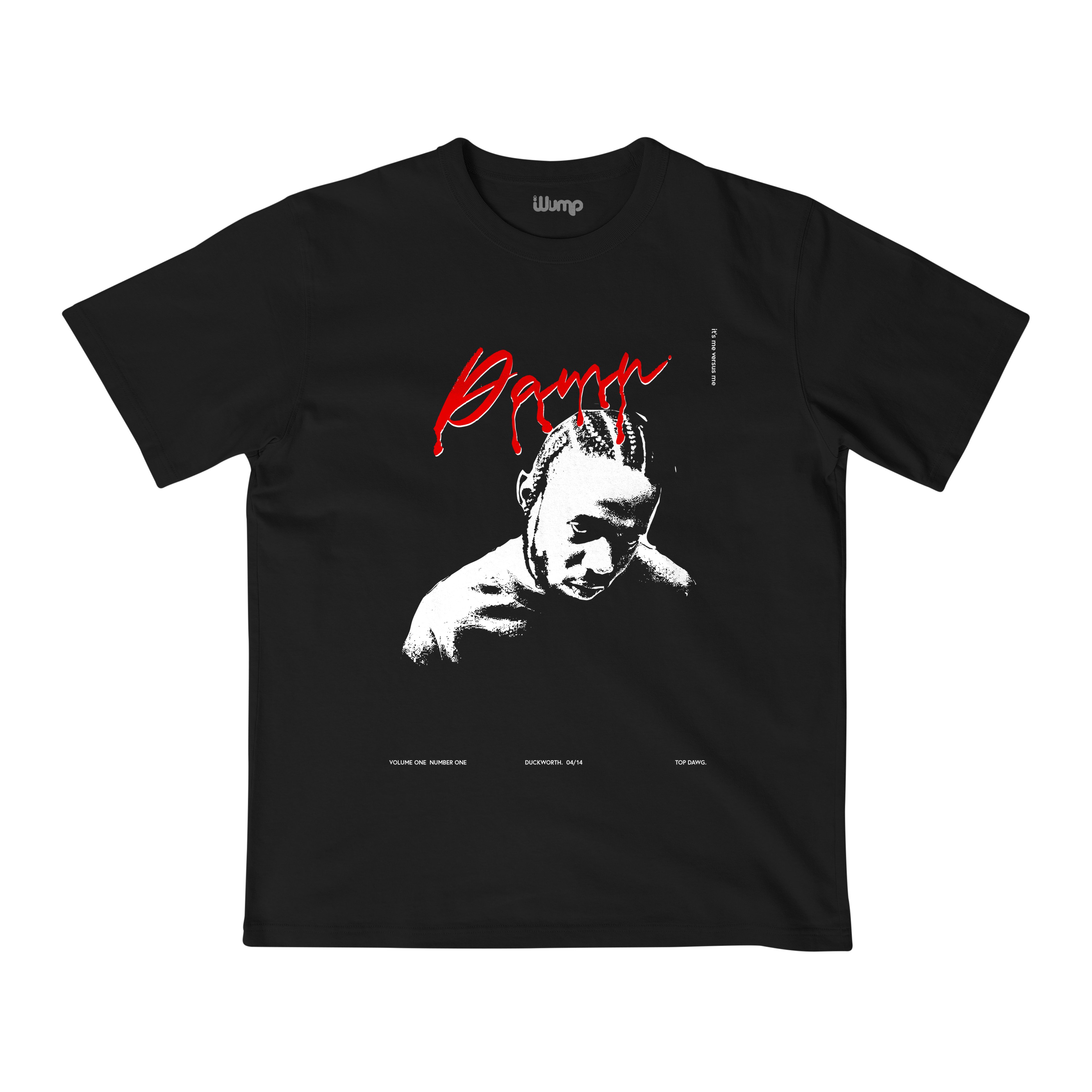 KENDRICK LAMAR DAMN X RED OVERSIZE T-SHIRT