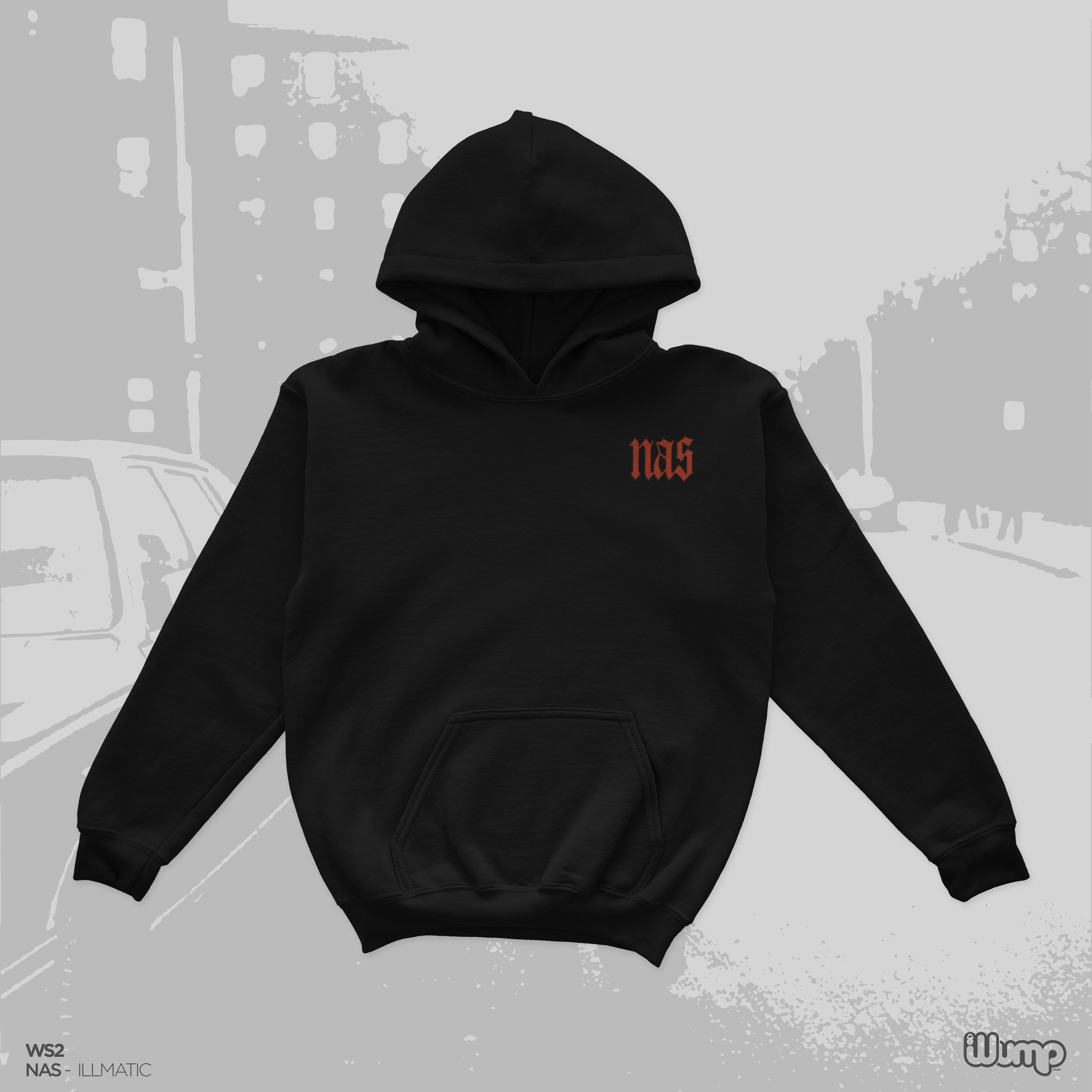 NAS ILLMATIC WS2 OVERSIZE HOODIE