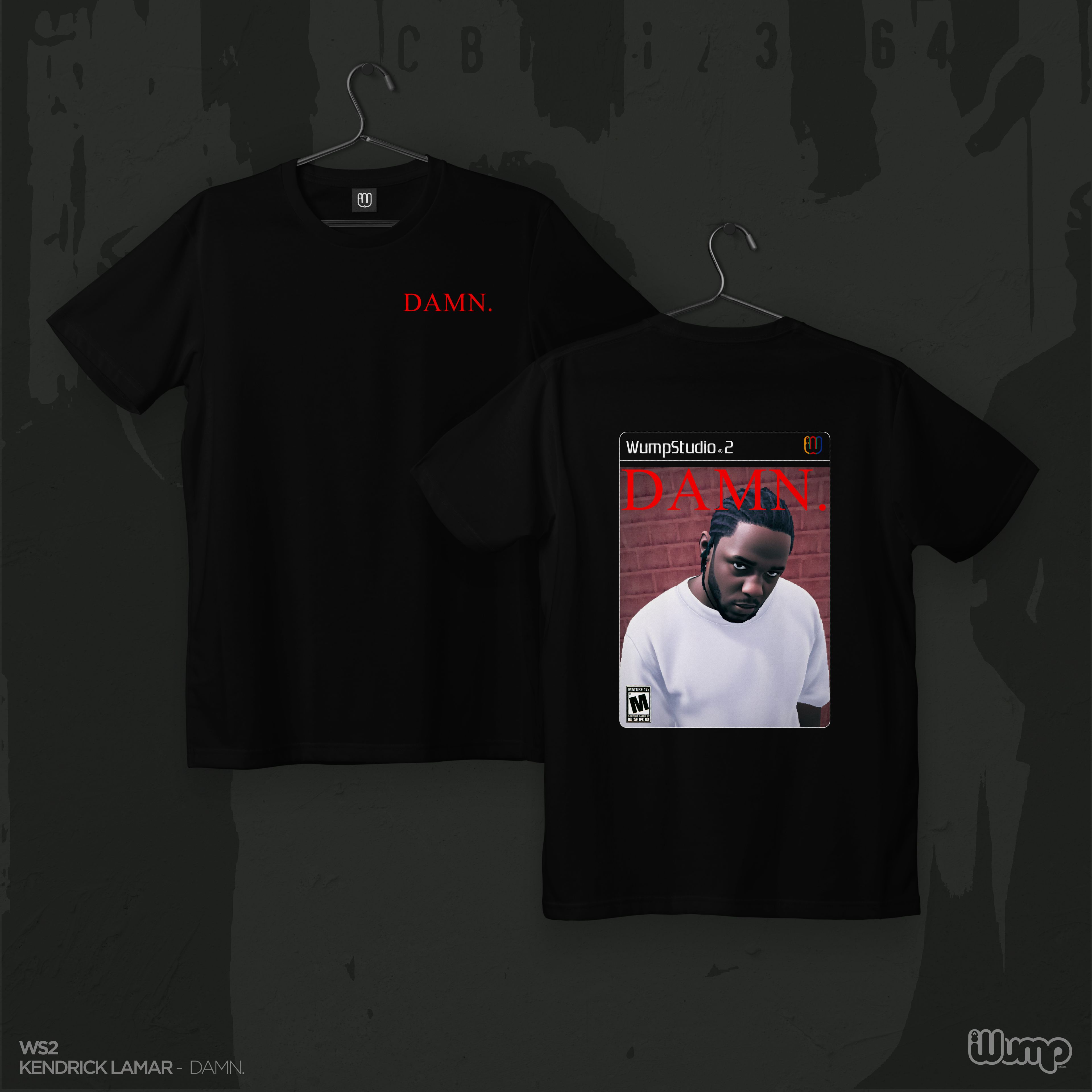 KENDRICK LAMAR DAMN WS2 T-SHIRT