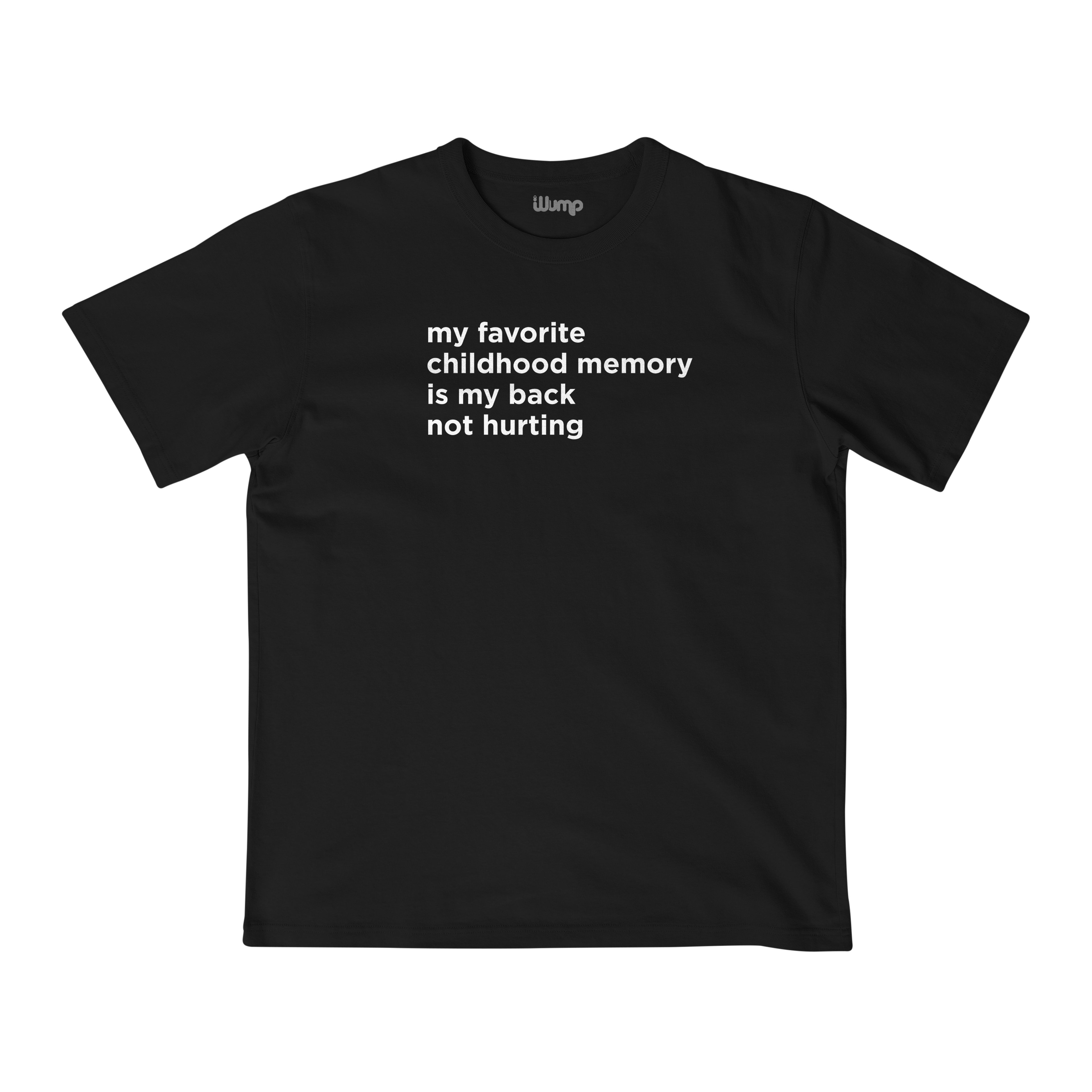 BACK NOT HURTING OVERSIZE T-SHIRT