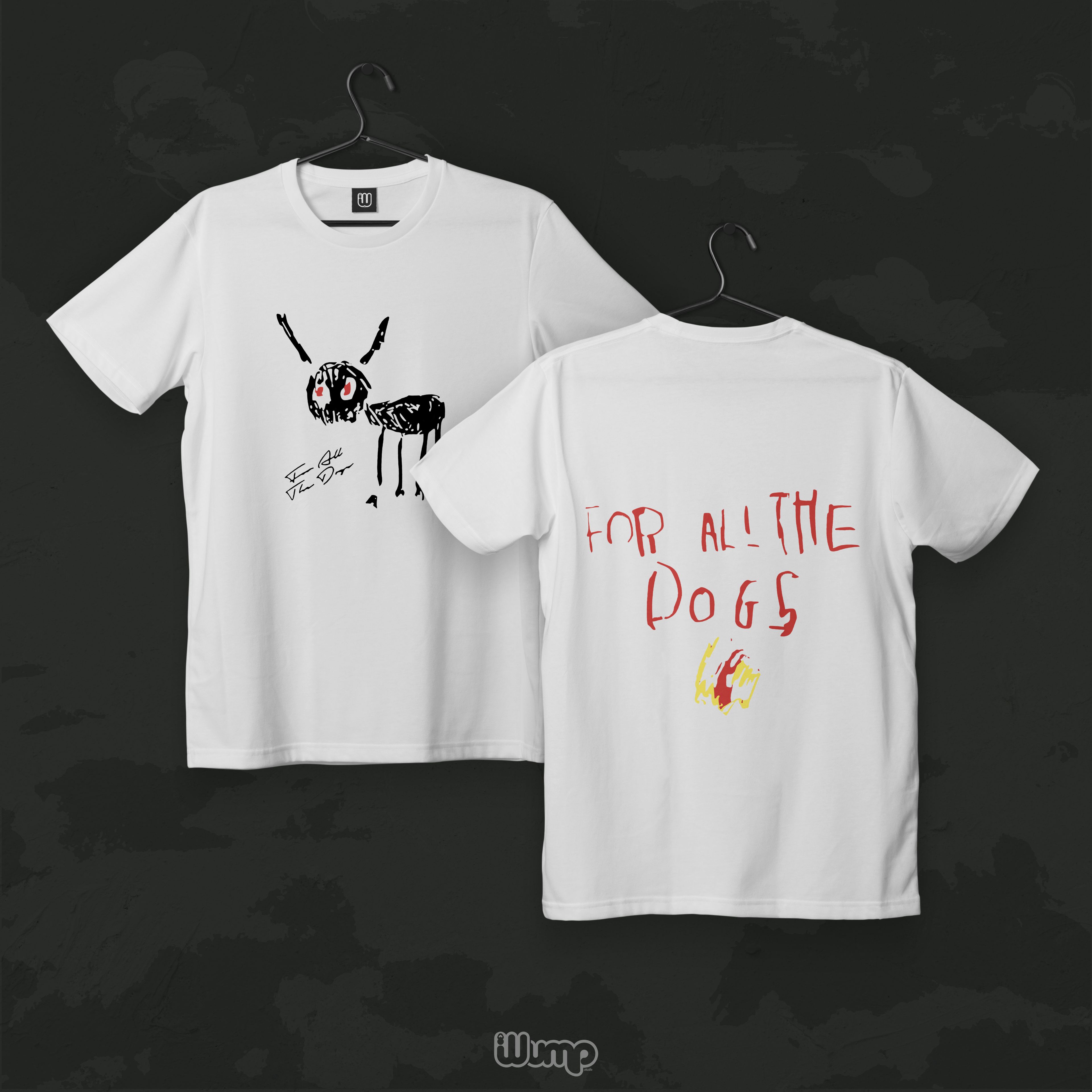 DRAKE FOR ALL THE DOGS OVERSIZE T-SHIRT