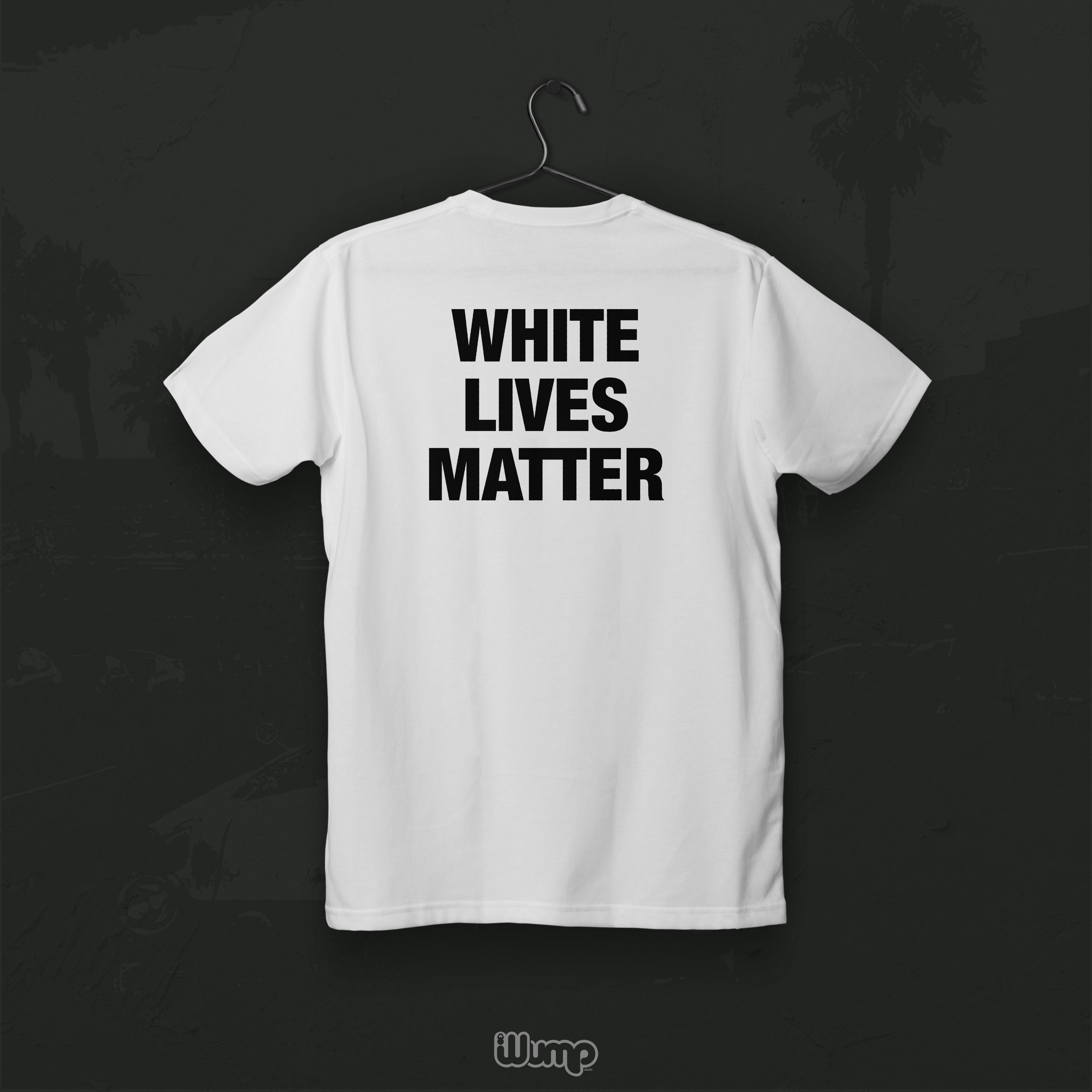 WHITE LIVES MATTER OVERSIZE T-SHIRT