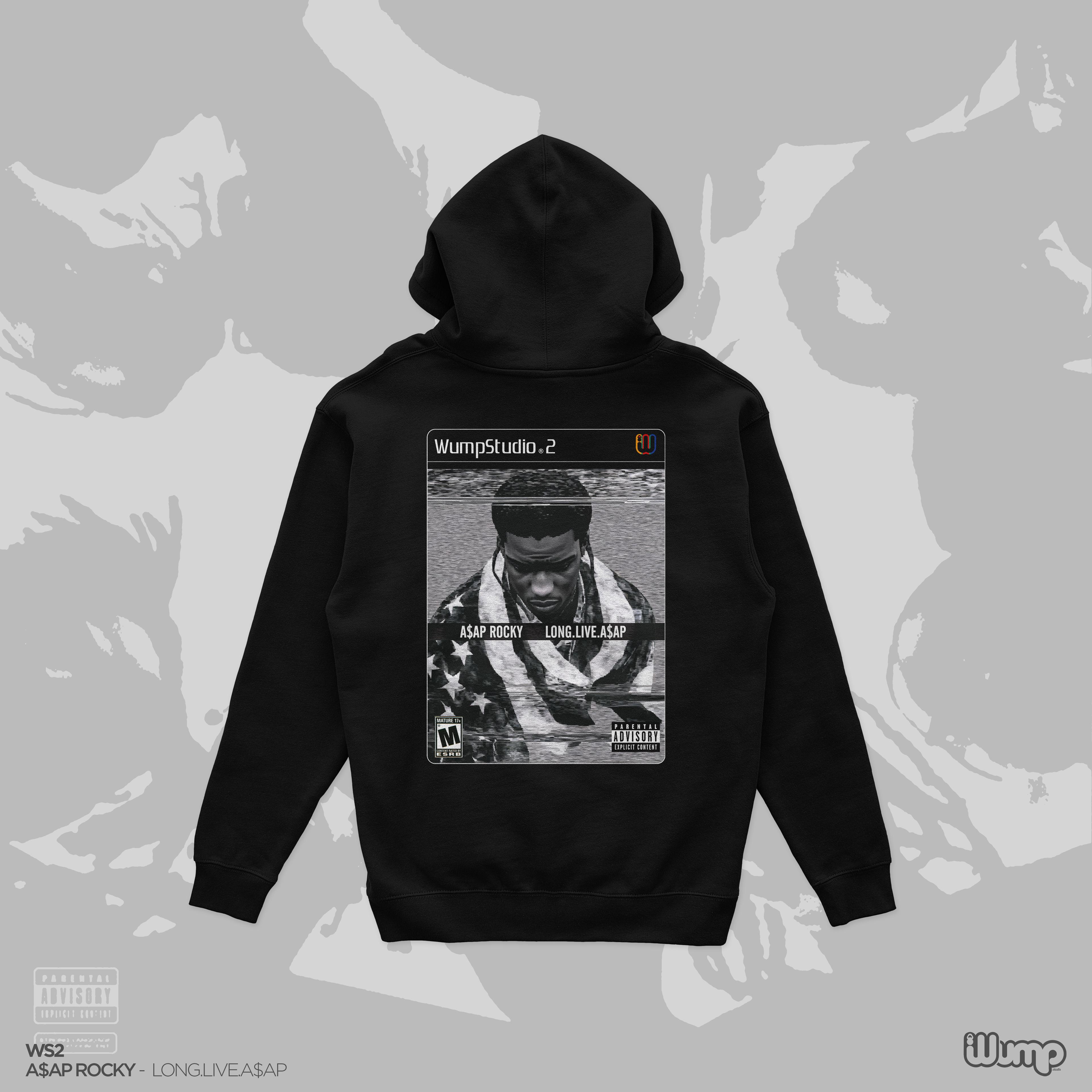 A$AP ROCKY LONG.LIVE.A$AP WS2 OVERSIZE HOODIE