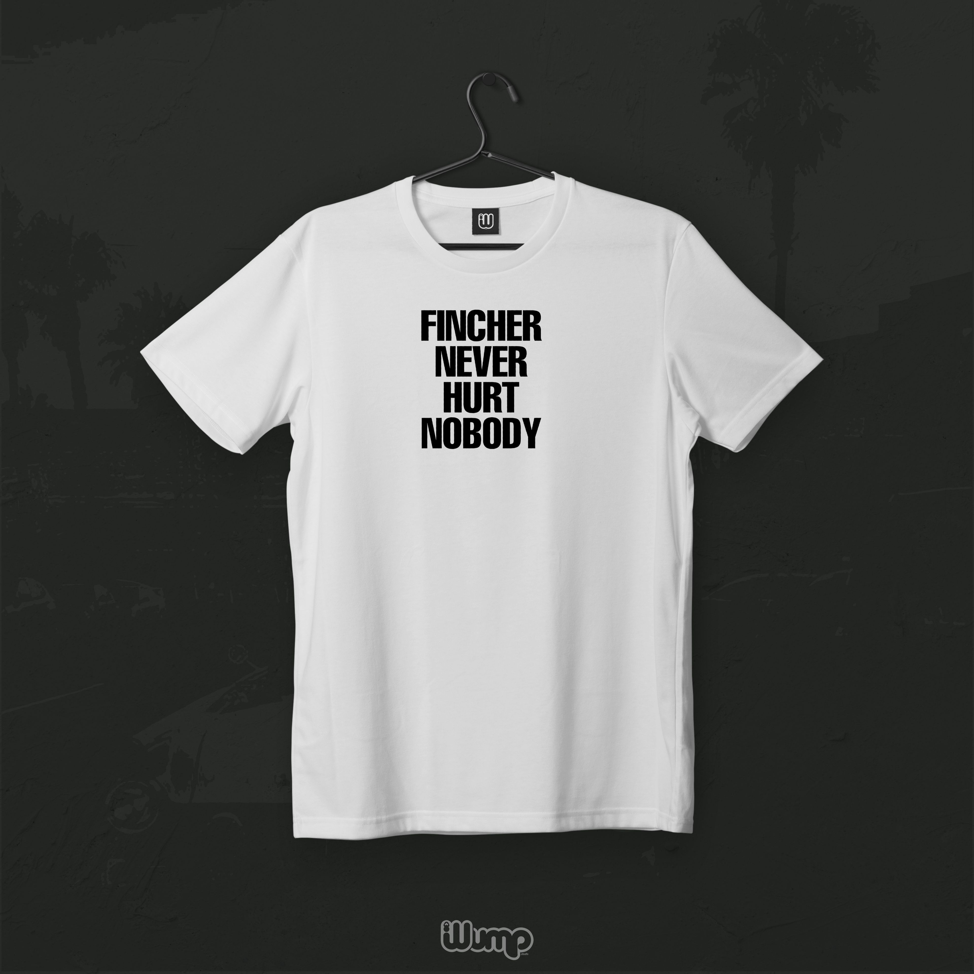 FINCHER NEVER HURT NOBODY DAVID FINCHER OVERSIZE T-SHIRT