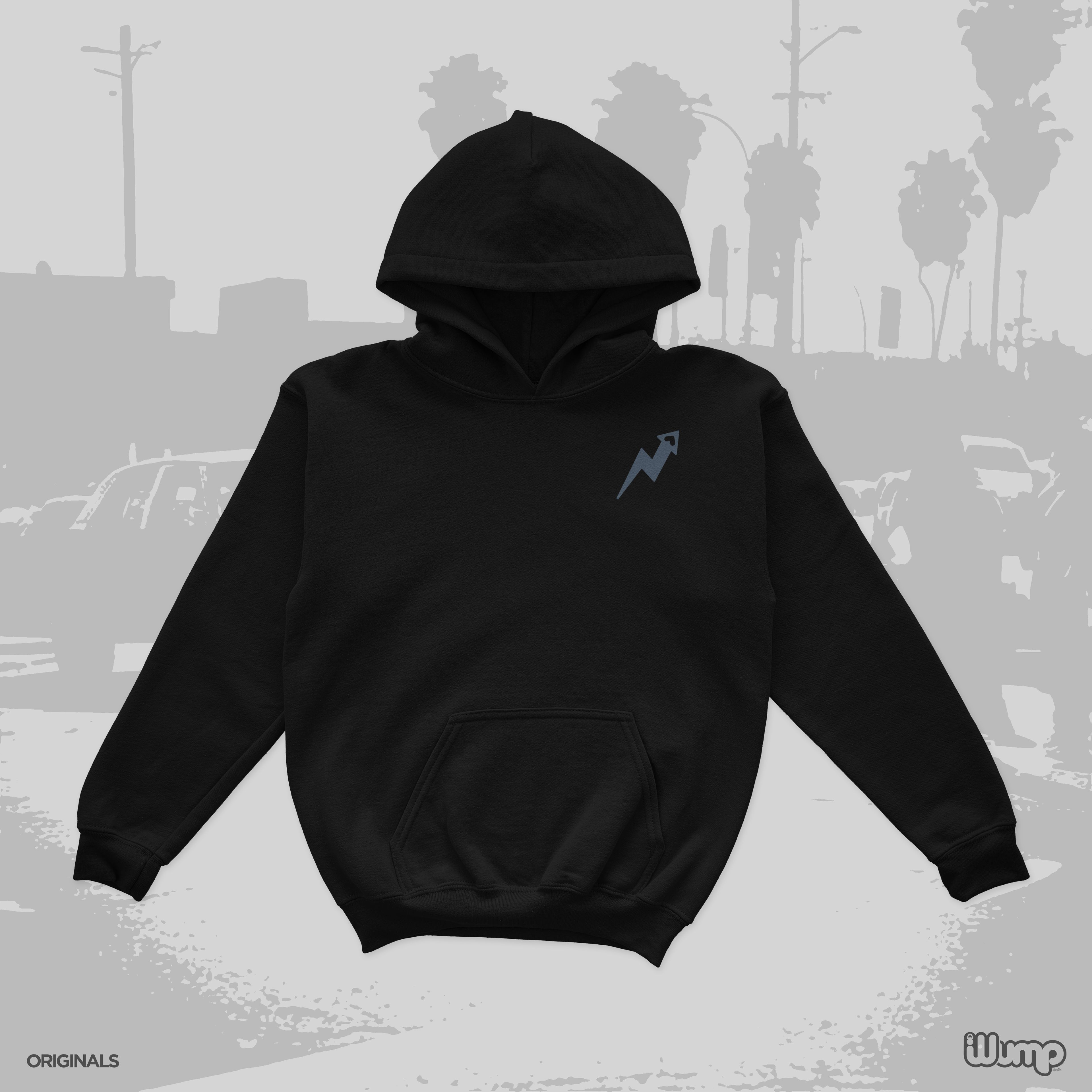 WUMPSTD LIGHTNING OVERSIZE HOODIE