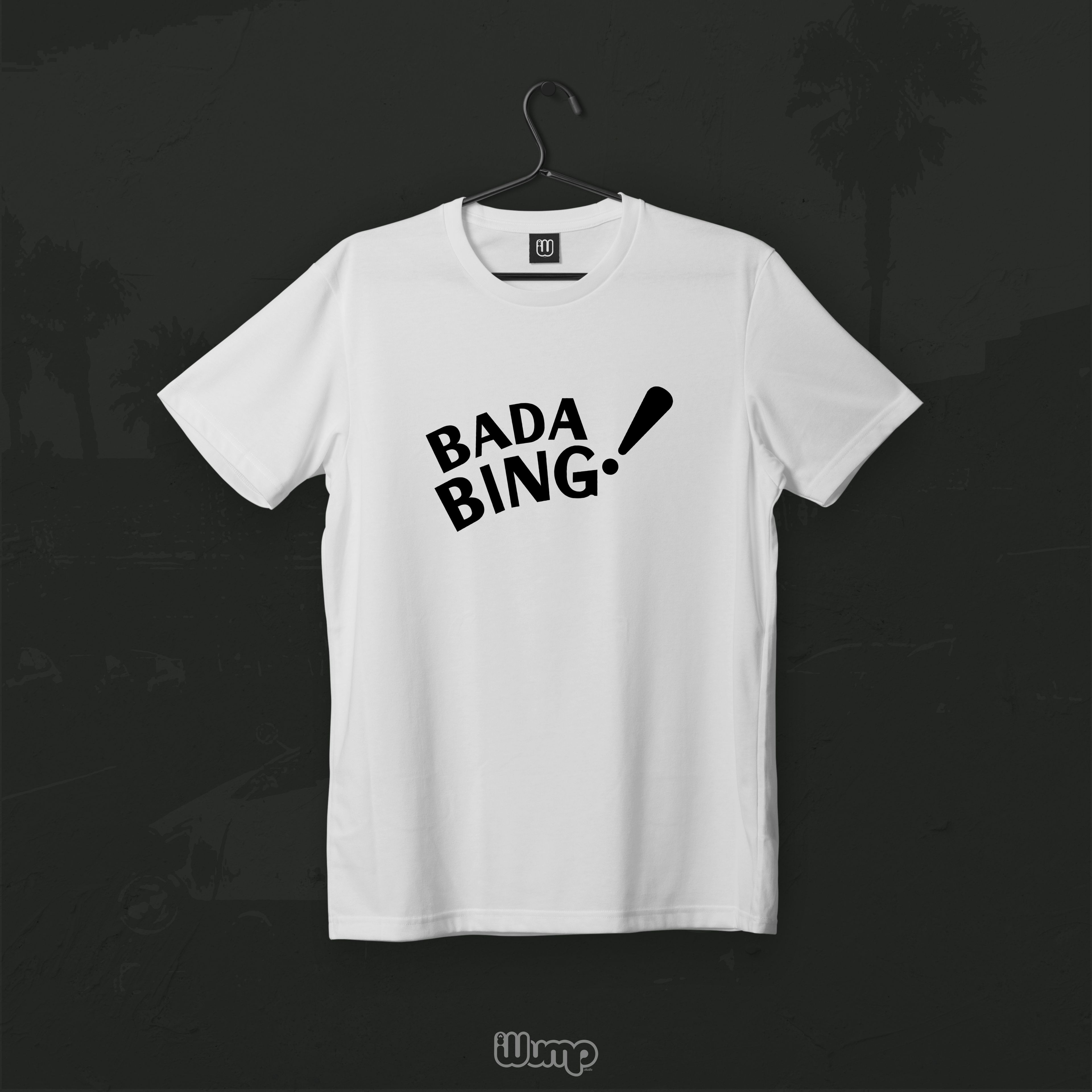 BADA BING THE SOPRANOS OVERSIZE T-SHIRT