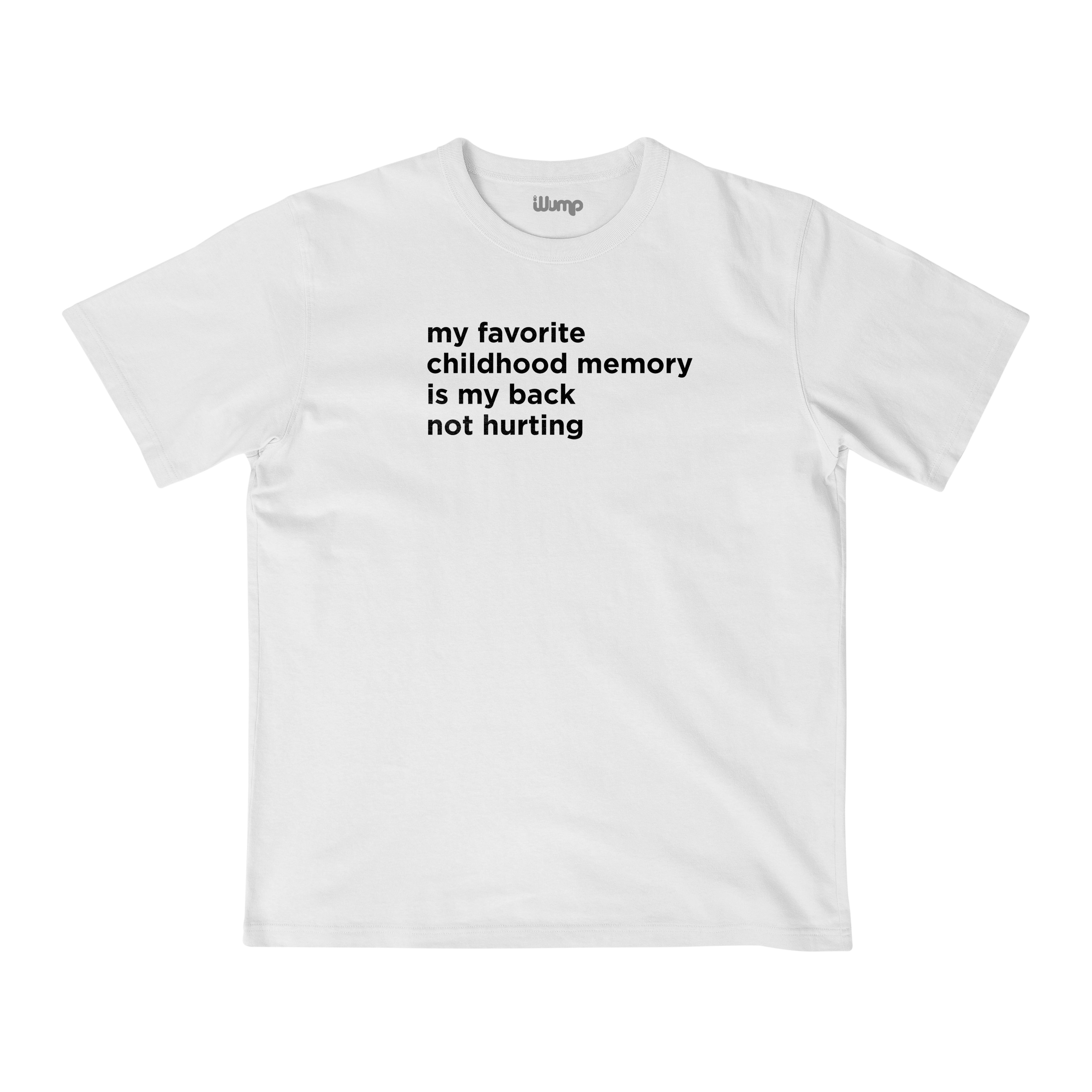 BACK NOT HURTING OVERSIZE T-SHIRT