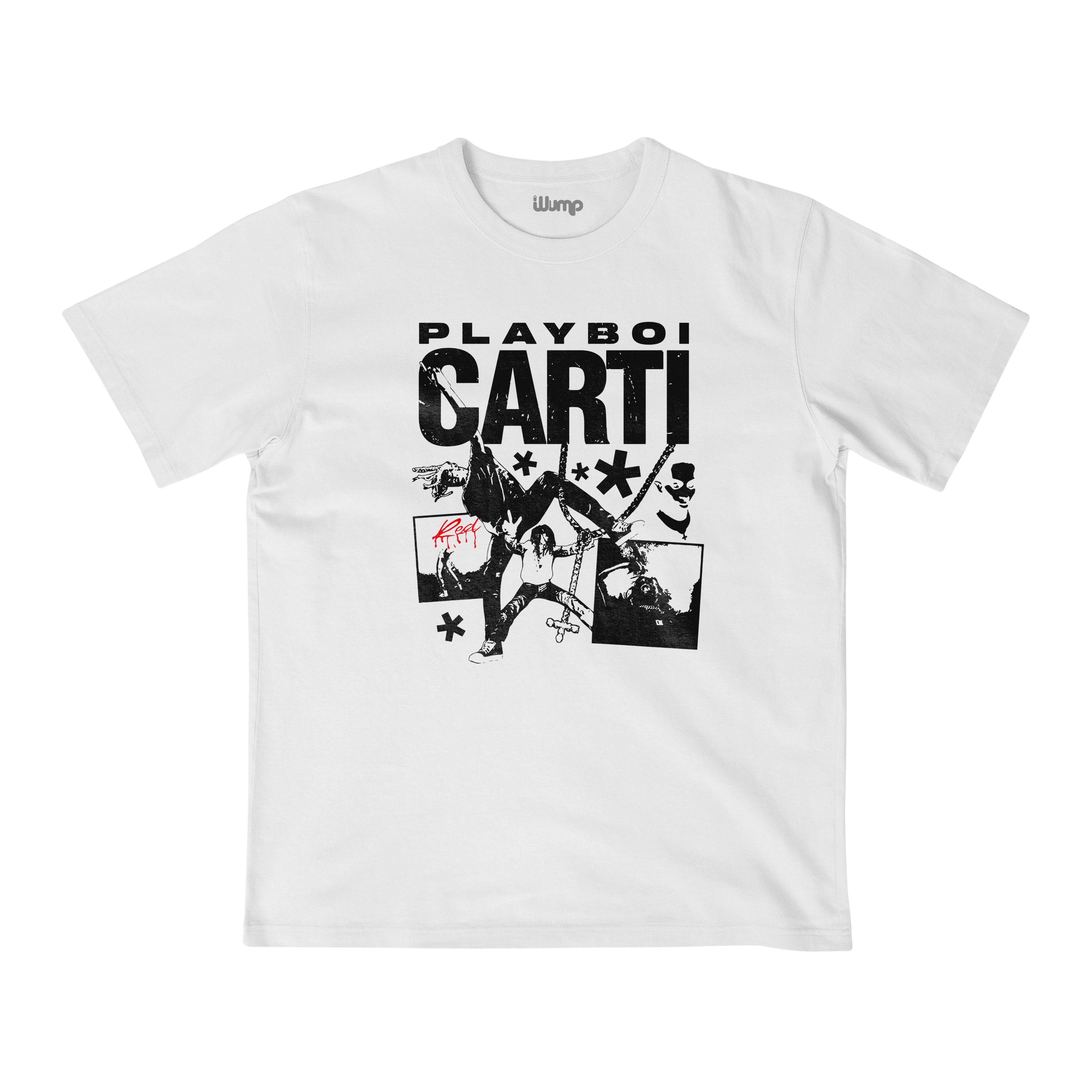PLAYBOI CARTI RED OVERSIZE T-SHIRT