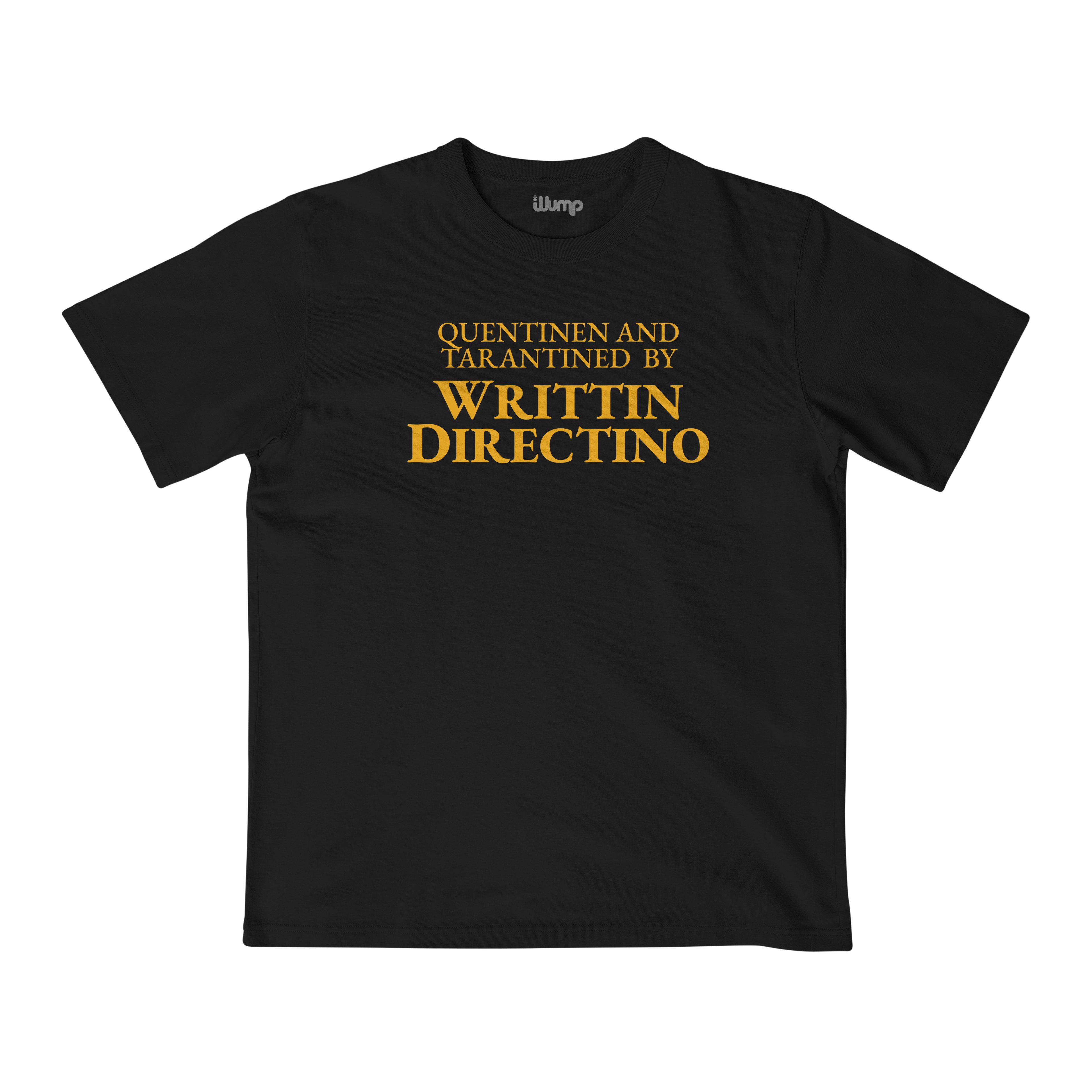 QUENTINEN AND TARANTINED BY WRITTIN DIRECTINO QUENTIN TARANTINO OVERSIZE T-SHIRT