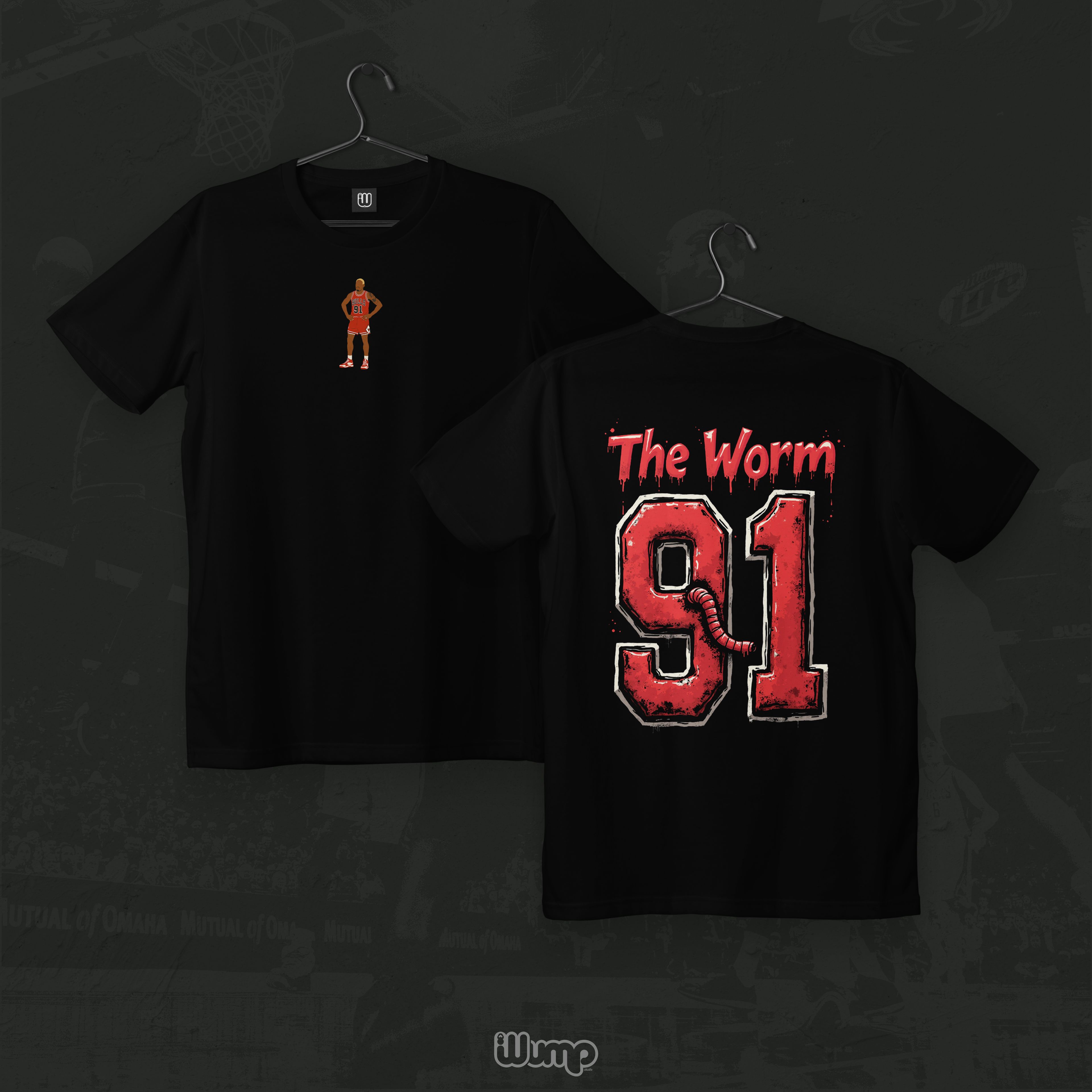 Dennis Rodman "The Worm" Oversize T-Shirt WumpHoop