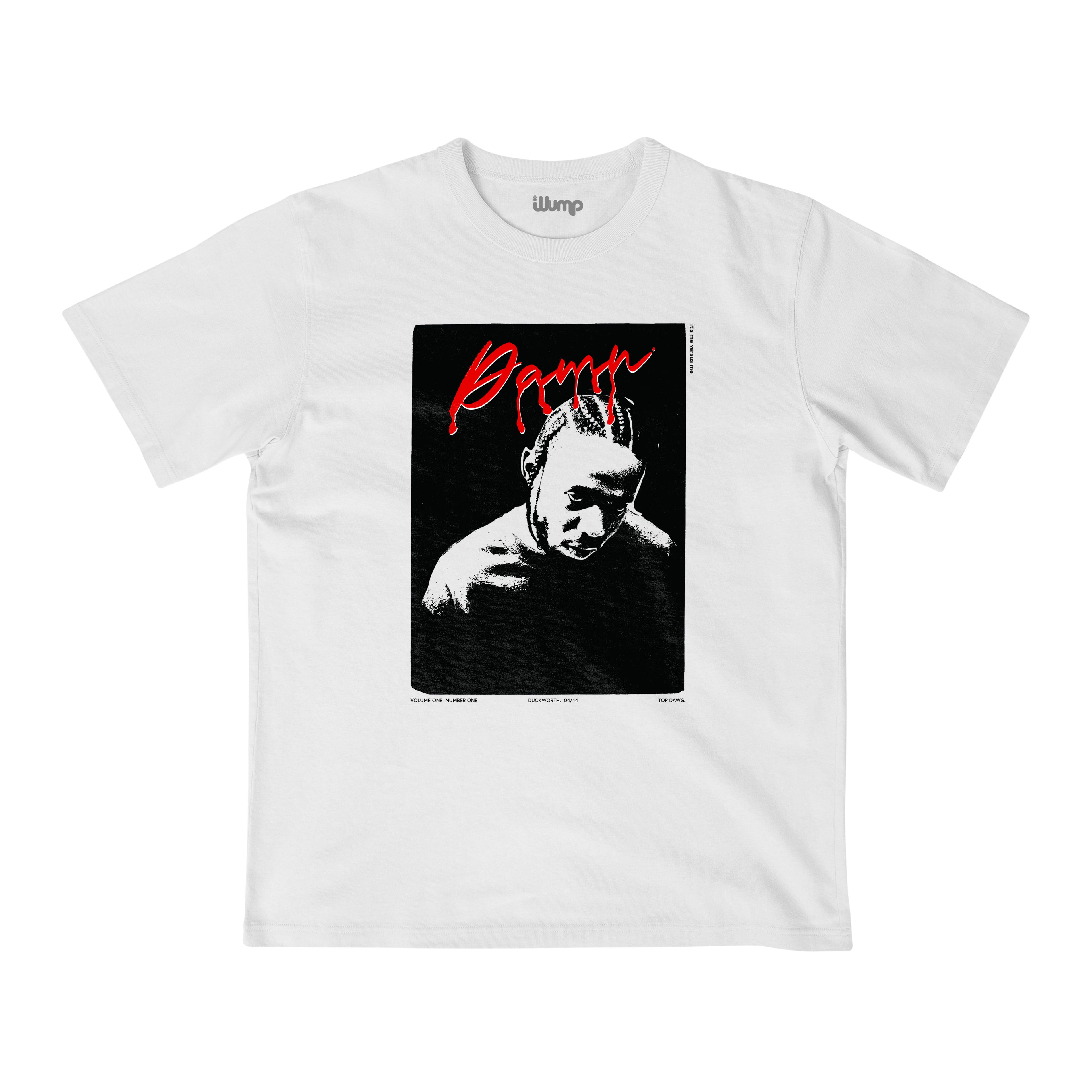 KENDRICK LAMAR DAMN X RED OVERSIZE T-SHIRT