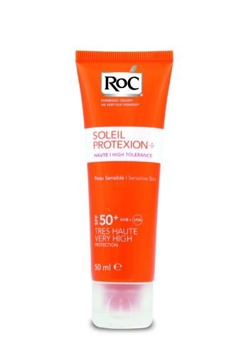 RoC Soleil - Protect Güneş Koruyucu Hassas Ciltler İçin Rahatlatıcı Likit Yüz Nemlendirici SPF 50 - 50ml