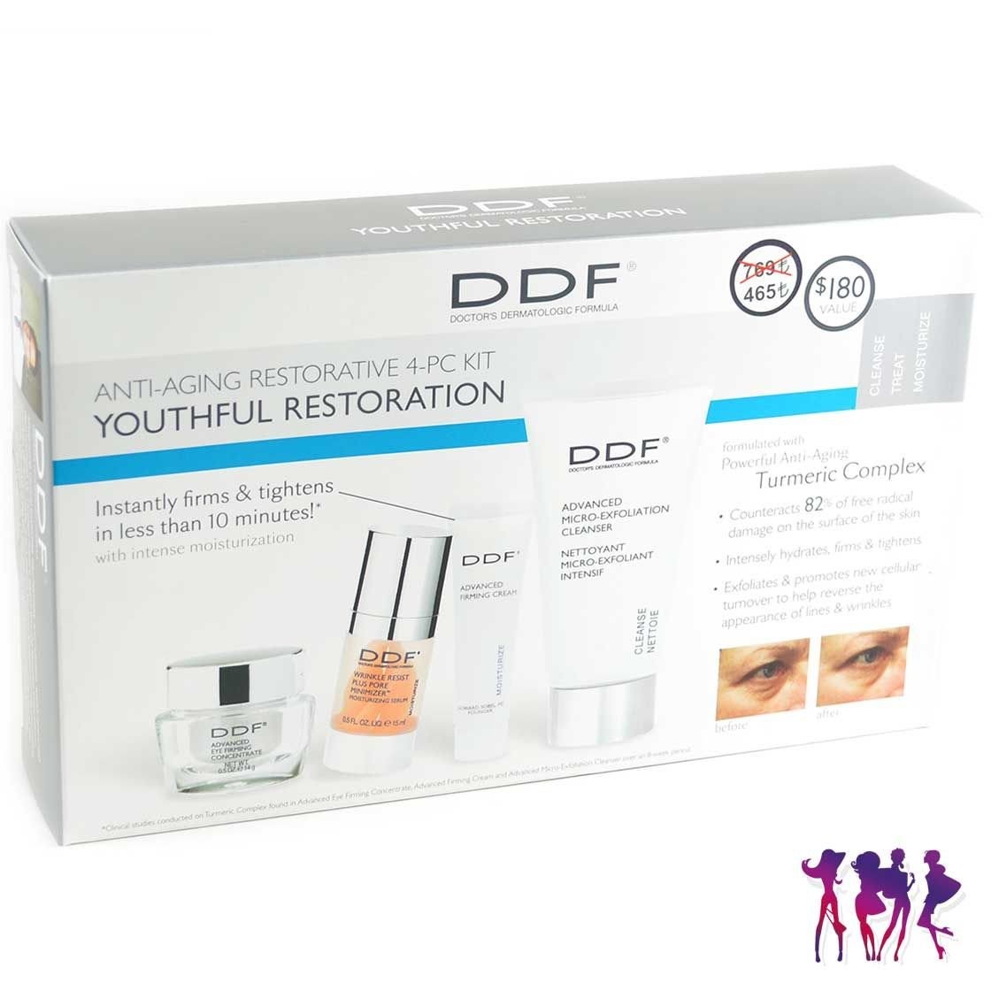 DDF Youthful Restoration Anti-Aging SkinCare Kit