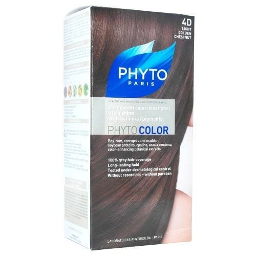 Phyto Color 4D - Dore Açık Kestane Bitki Ekstreli Saç Boyası