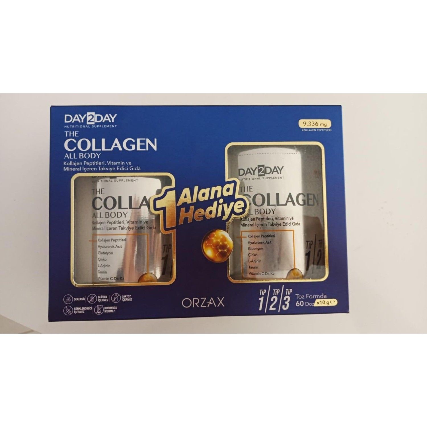 Day2Day The Collagen All Body 300 gr x 2 Adet -1 Alana 1 Hediye