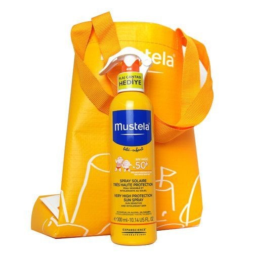 Mustela Mustela Very High Protection Sun Spray 300ml YENİ Plaj Çantası HEDİYE