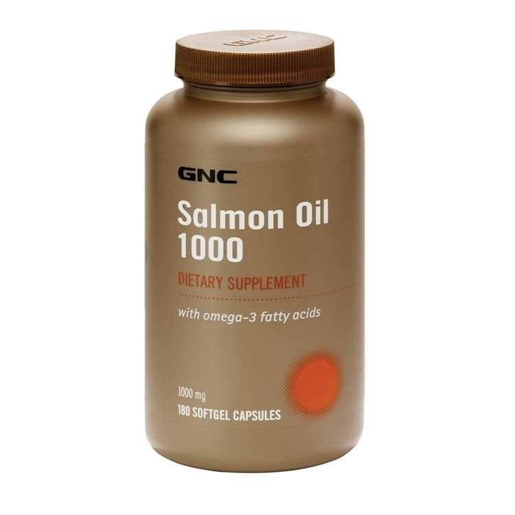 GNC Salmon Oil 1000 Mg - 180 Kapsül MİAD 08/16