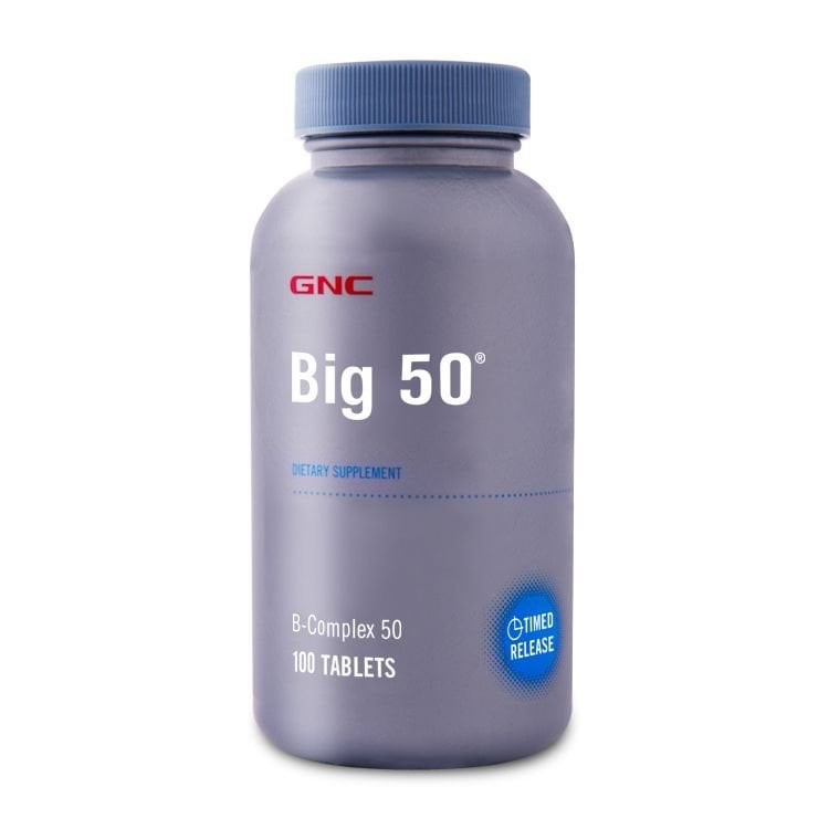 GNC BIG 50 B COMPLEX  - 100 Tablet MİAD 09/2016